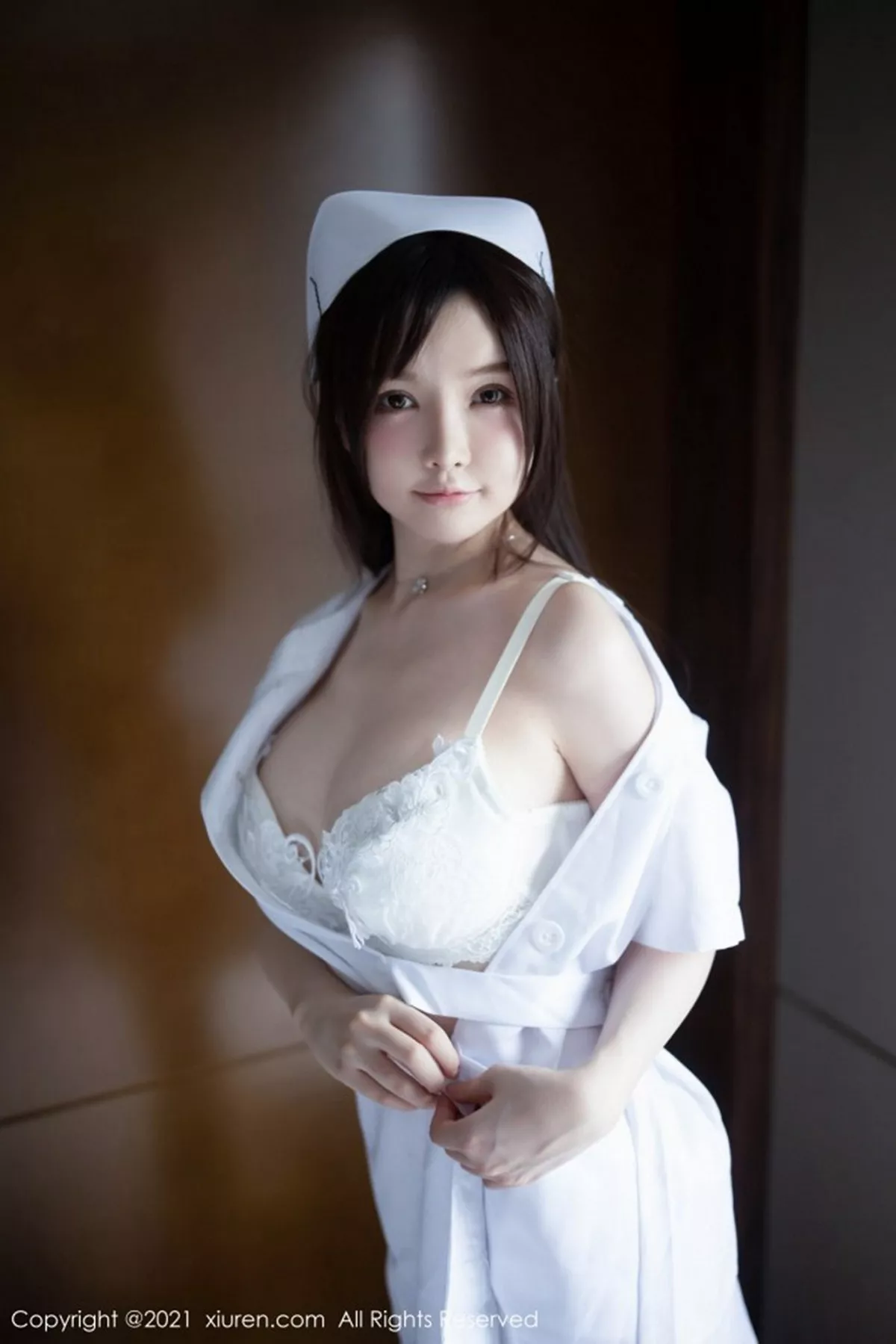 秀人集.com_[XiuRen秀人网]No.3114_女神糯美子Mini洁白护士制服主题私房蕾丝内衣秀豪乳翘臀诱惑写真54P
