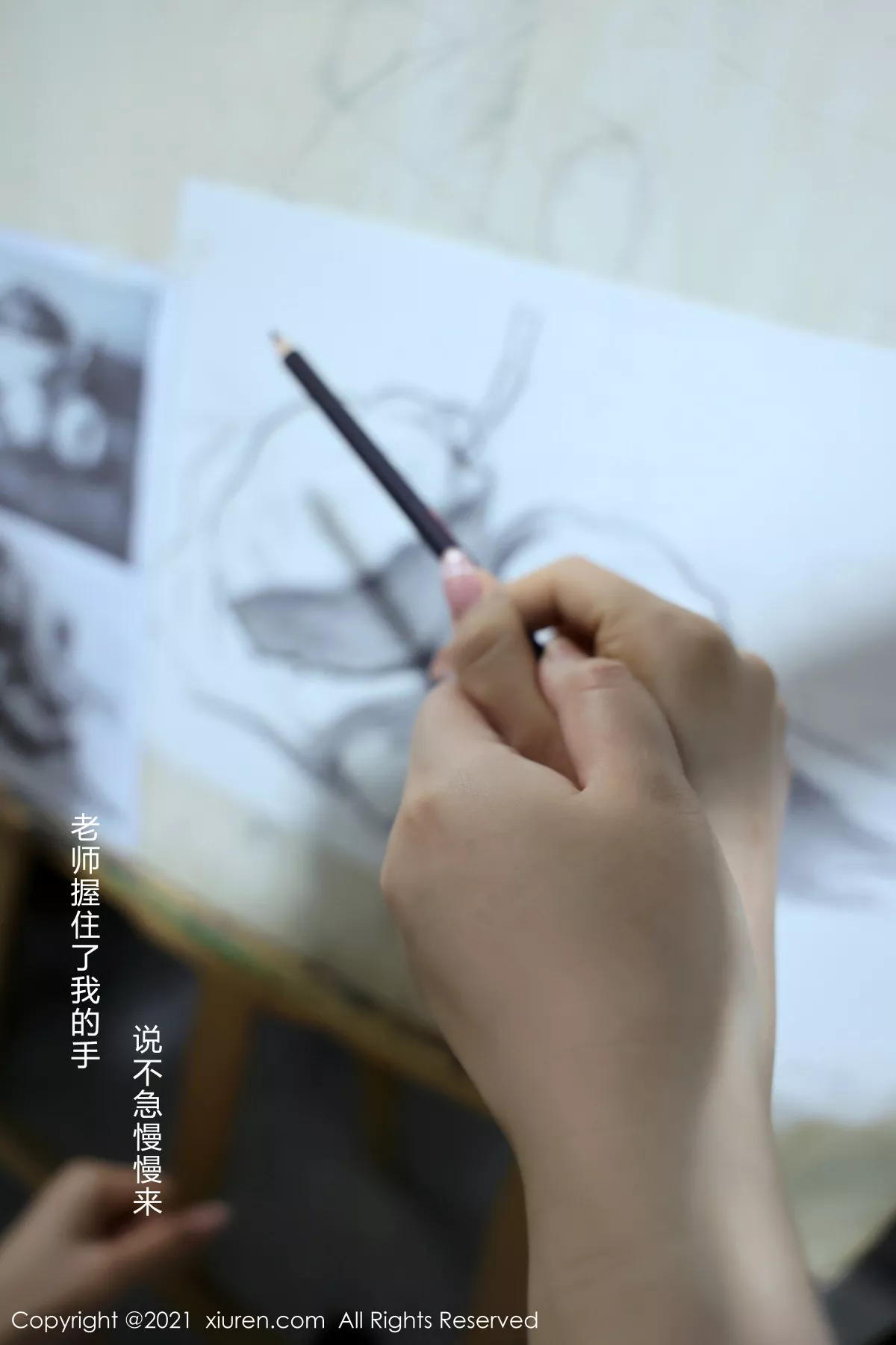 秀人集.com_[XiuRen秀人网]No.3226_嫩模夏西CiCi美术教室师生主题私房半脱露豪乳翘臀火辣诱惑写真48P
