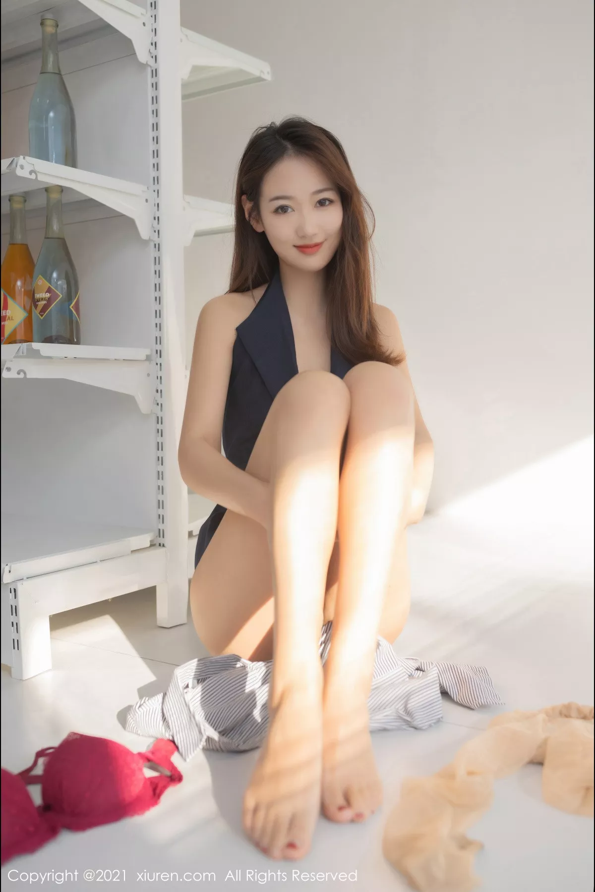 秀人集.com_[XiuRen秀人网]No.3241_嫩模唐安琪推销员主题商店半脱露性感红色内衣肉丝裤袜诱惑写真83P