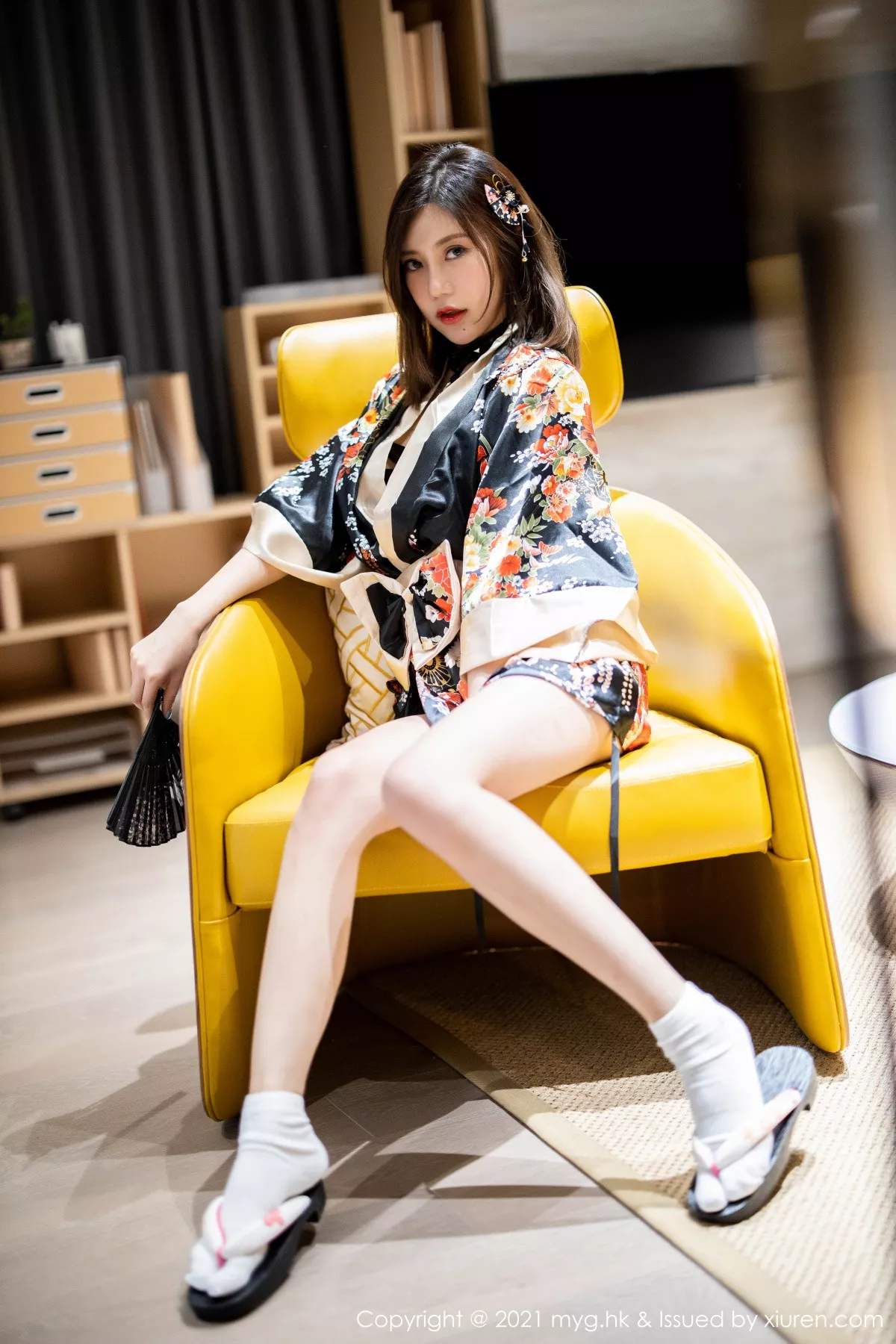 秀人集.com_[MyGirl美媛馆]Vol.501_女神绮里嘉Carina约会男友剧情主题黑色情趣内衣惹火诱惑写真73P