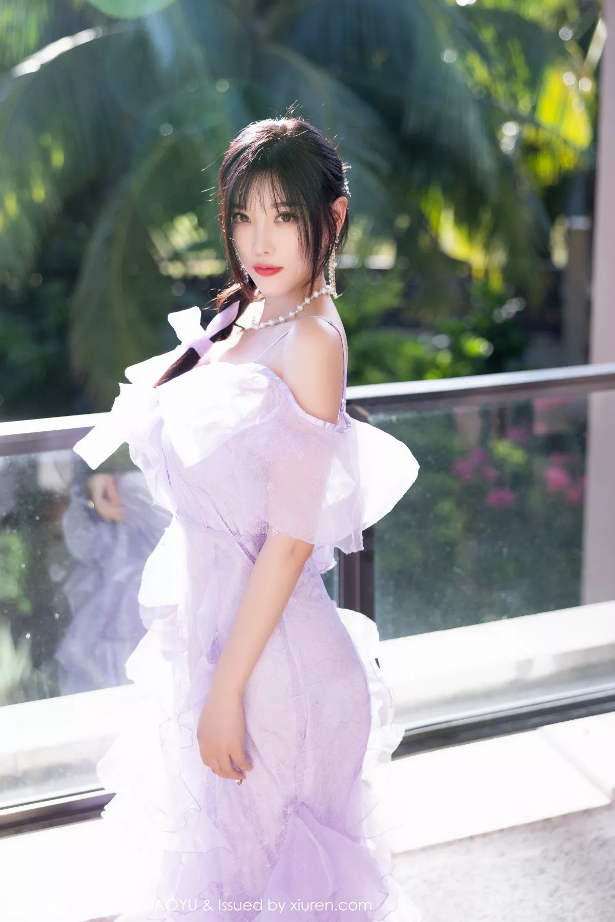 秀人集.com_[XiaoYu画语界]Vol.816_女神杨晨晨Yome海南旅拍户外泳池轻透长裙秀完美身材诱惑写真83P