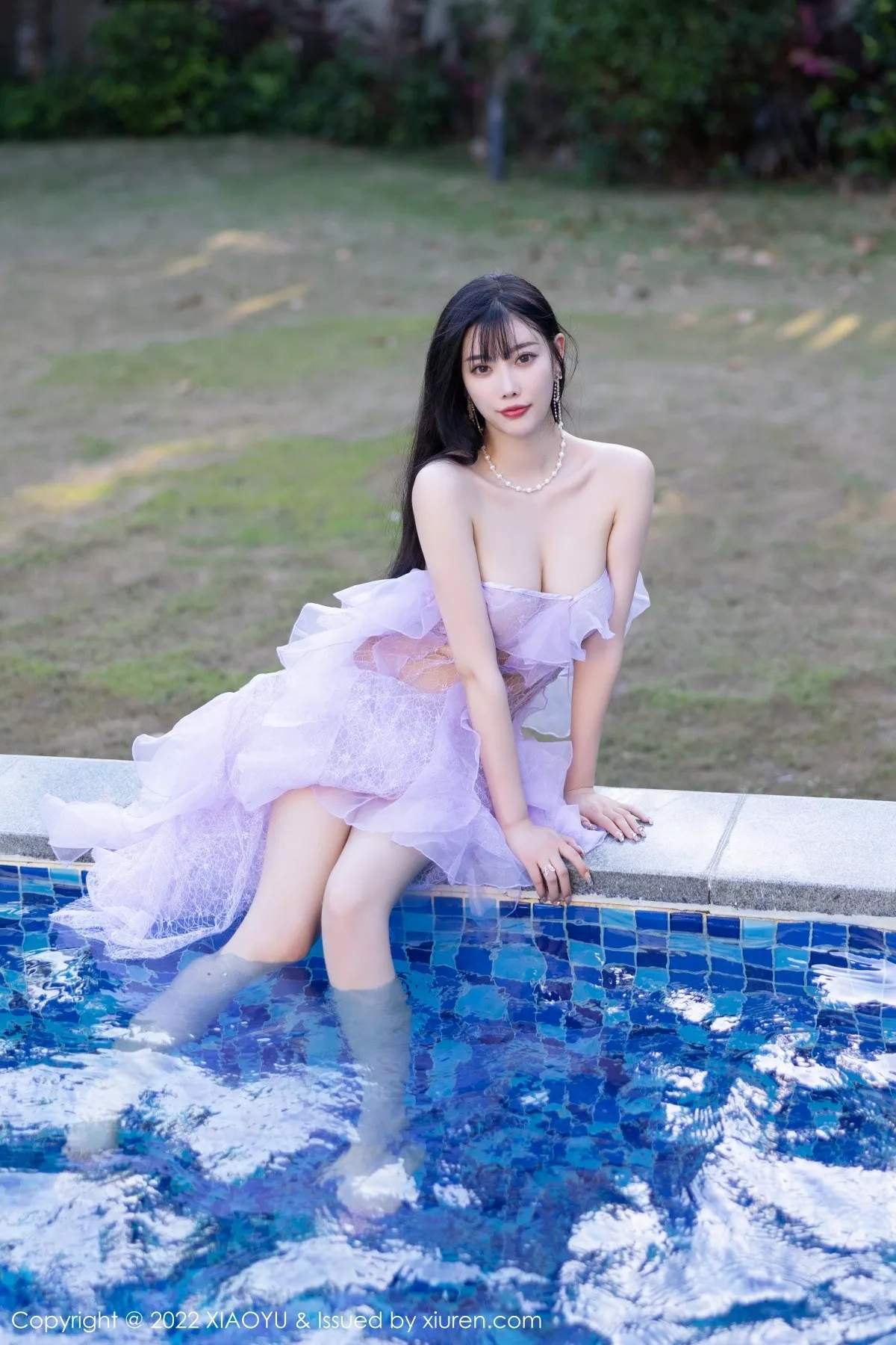 秀人集.com_[XiaoYu画语界]Vol.816_女神杨晨晨Yome海南旅拍户外泳池轻透长裙秀完美身材诱惑写真83P