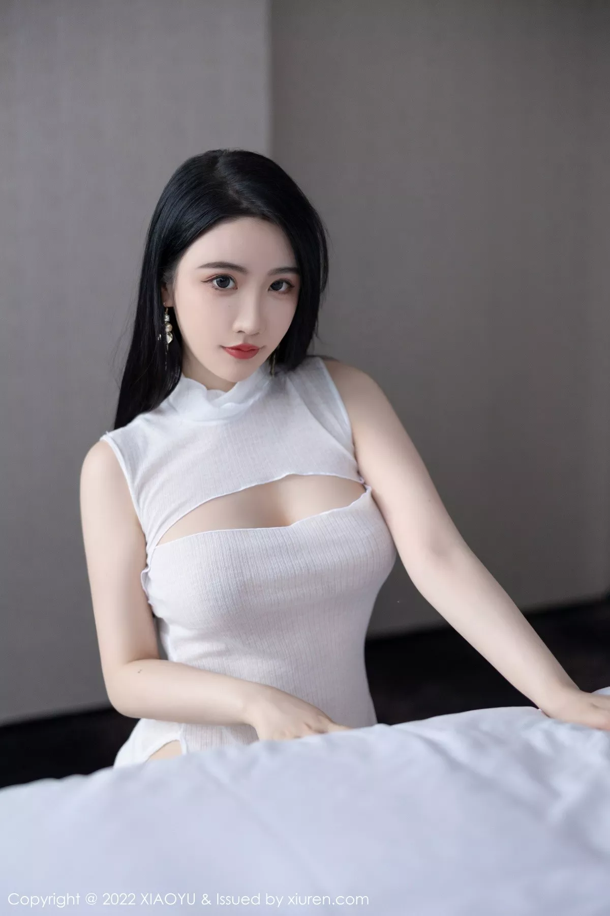 秀人集.com_[XiaoYu画语界]Vol.824_女神Cherry樱桃酱浴缸场景白色轻透服饰配原色丝袜完美诱惑写真79P