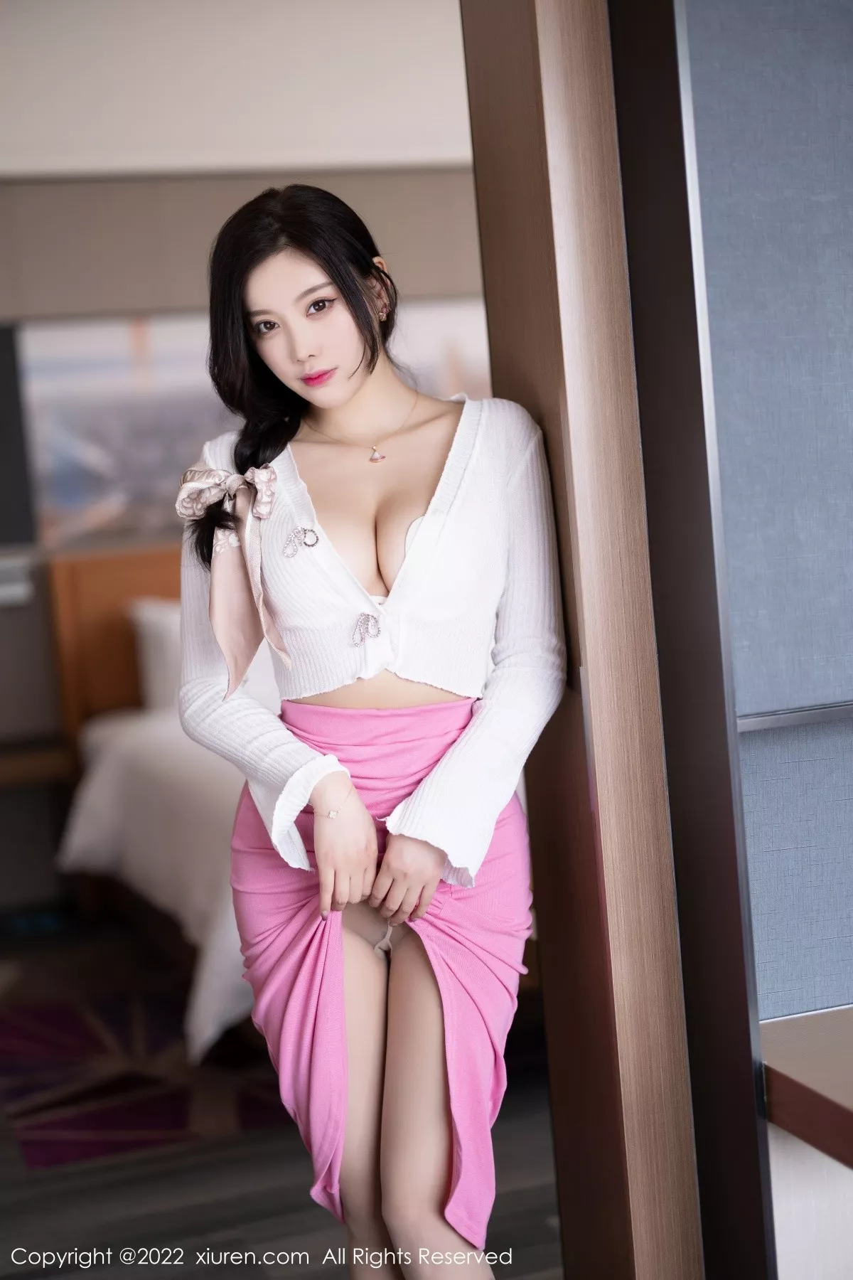 秀人集.com_[XiuRen秀人网]No.5200_女神杨晨晨Yome半脱露白色轻透蕾丝内衣秀完美身材诱惑写真76P