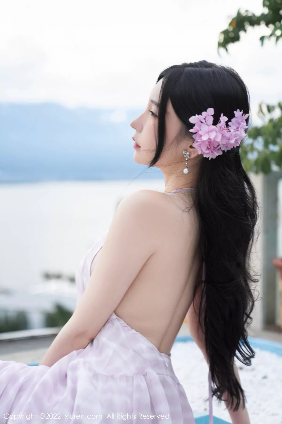 秀人集.com_[XiuRen秀人网]No.5207_女神周于希Sally心愿旅拍脱连衣长裙露性感白色网纱内衣诱惑写真79P