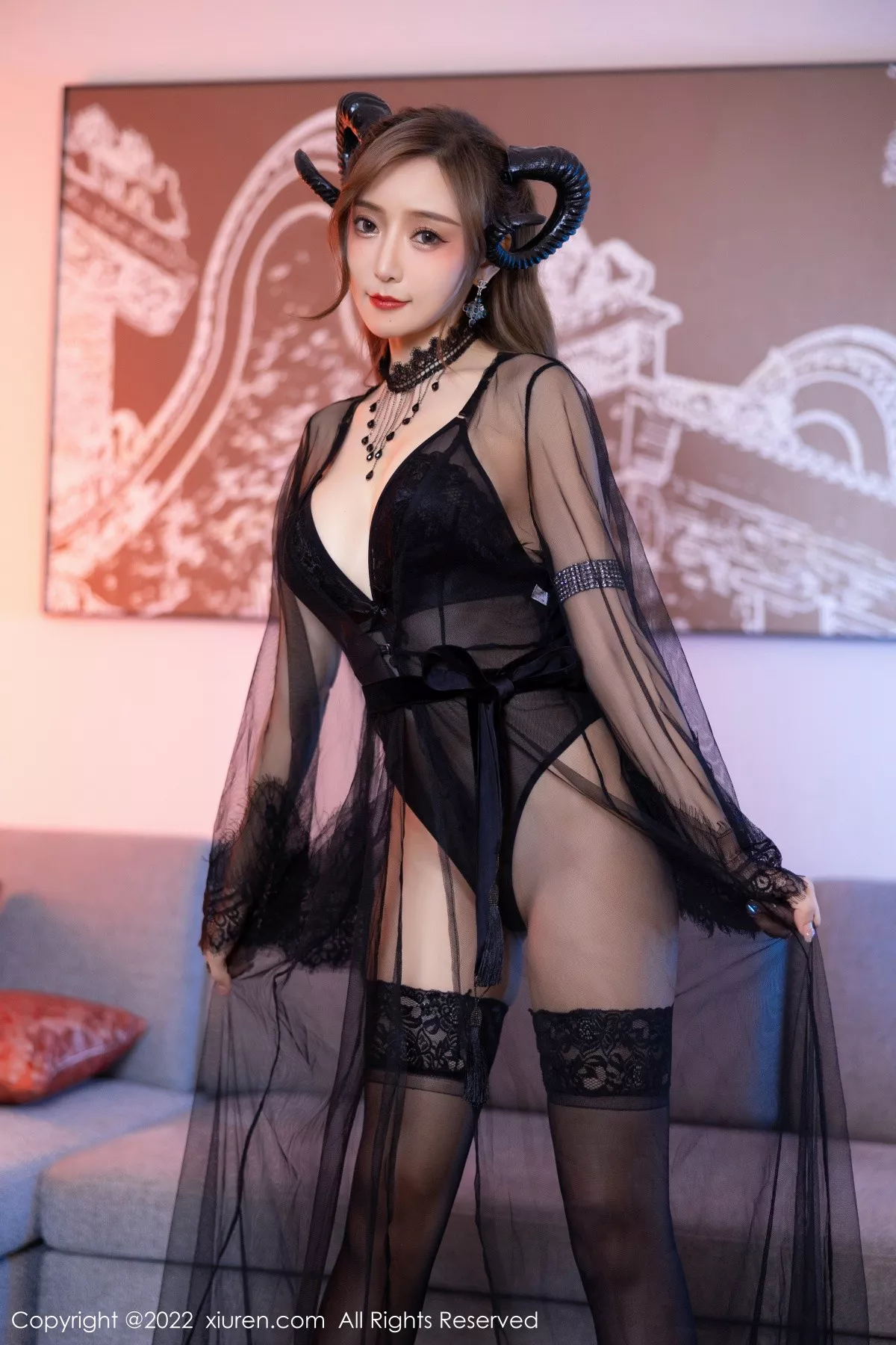秀人集.com_[XiuRen秀人网]No.5396_女神王馨瑶yanni私房性感轻透网纱配黑色蕾丝内衣完美诱惑写真82P