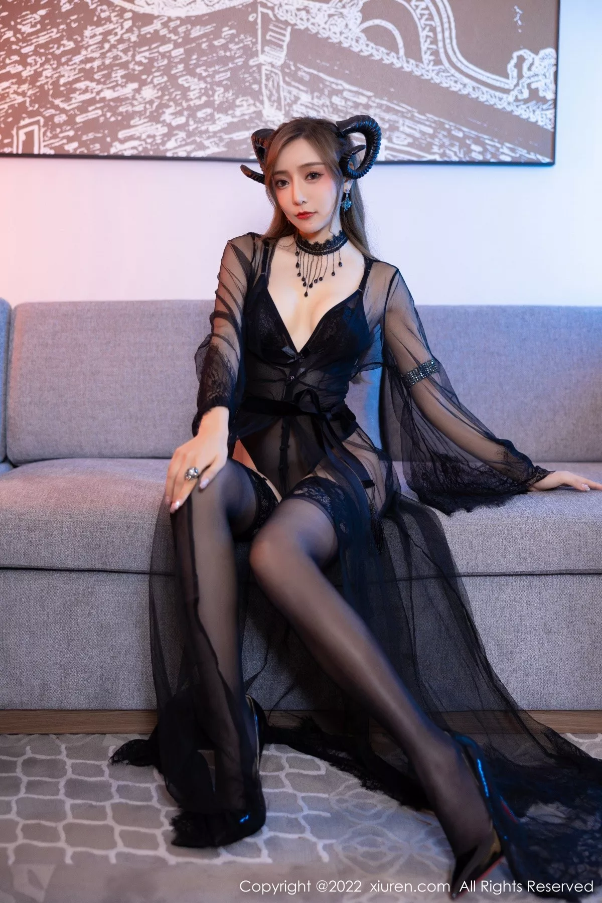 秀人集.com_[XiuRen秀人网]No.5396_女神王馨瑶yanni私房性感轻透网纱配黑色蕾丝内衣完美诱惑写真82P