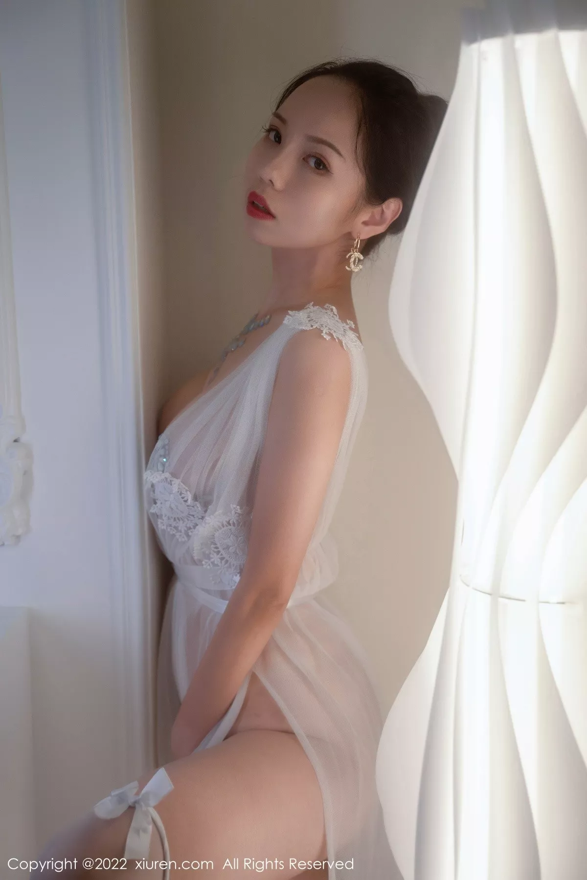 秀人集.com_[XiuRen秀人网]No.5434_模特大美妞儿私房透视薄纱露情趣镶钻服饰秀火辣身材诱惑写真62P