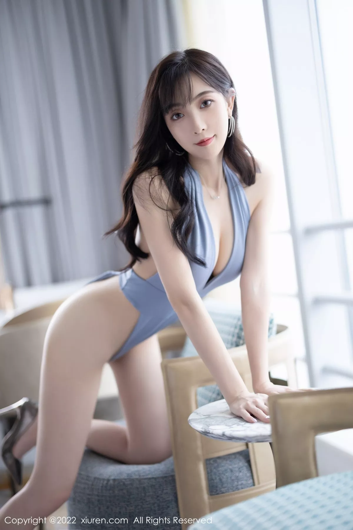 秀人集.com_[XiuRen秀人网]No.5451_模特林星阑厦门旅拍私房性感蓝色高叉连体衣秀曼妙身姿诱惑写真82P