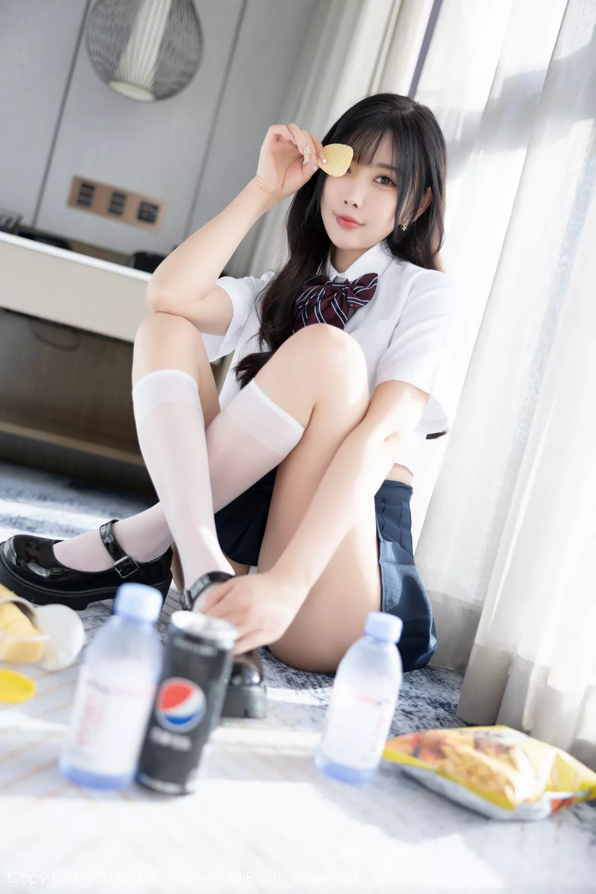 秀人集.com_[XiuRen秀人网]No.5338_女神杨晨晨Yome清爽学妹制服露蕾丝内衣秀完美身材诱惑写真82P