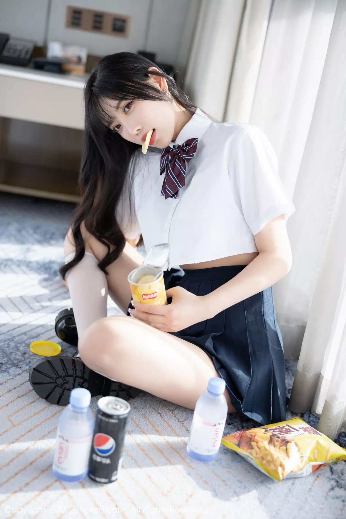 秀人集.com_[XiuRen秀人网]No.5338_女神杨晨晨Yome清爽学妹制服露蕾丝内衣秀完美身材诱惑写真82P
