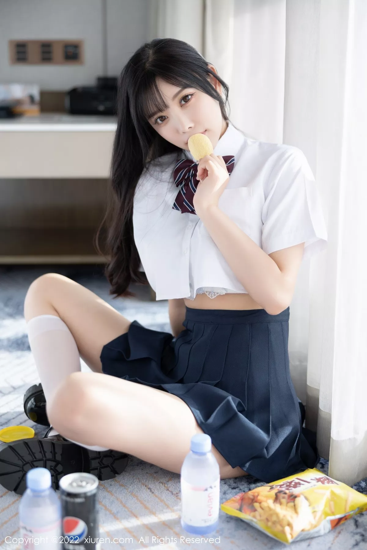秀人集.com_[XiuRen秀人网]No.5338_女神杨晨晨Yome清爽学妹制服露蕾丝内衣秀完美身材诱惑写真82P