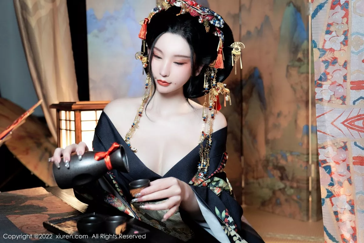 秀人集.com_[XiuRen秀人网]No.5537_女神周于希Sally宽衣解带主题日系风脱和服露翘臀美腿诱惑写真80P