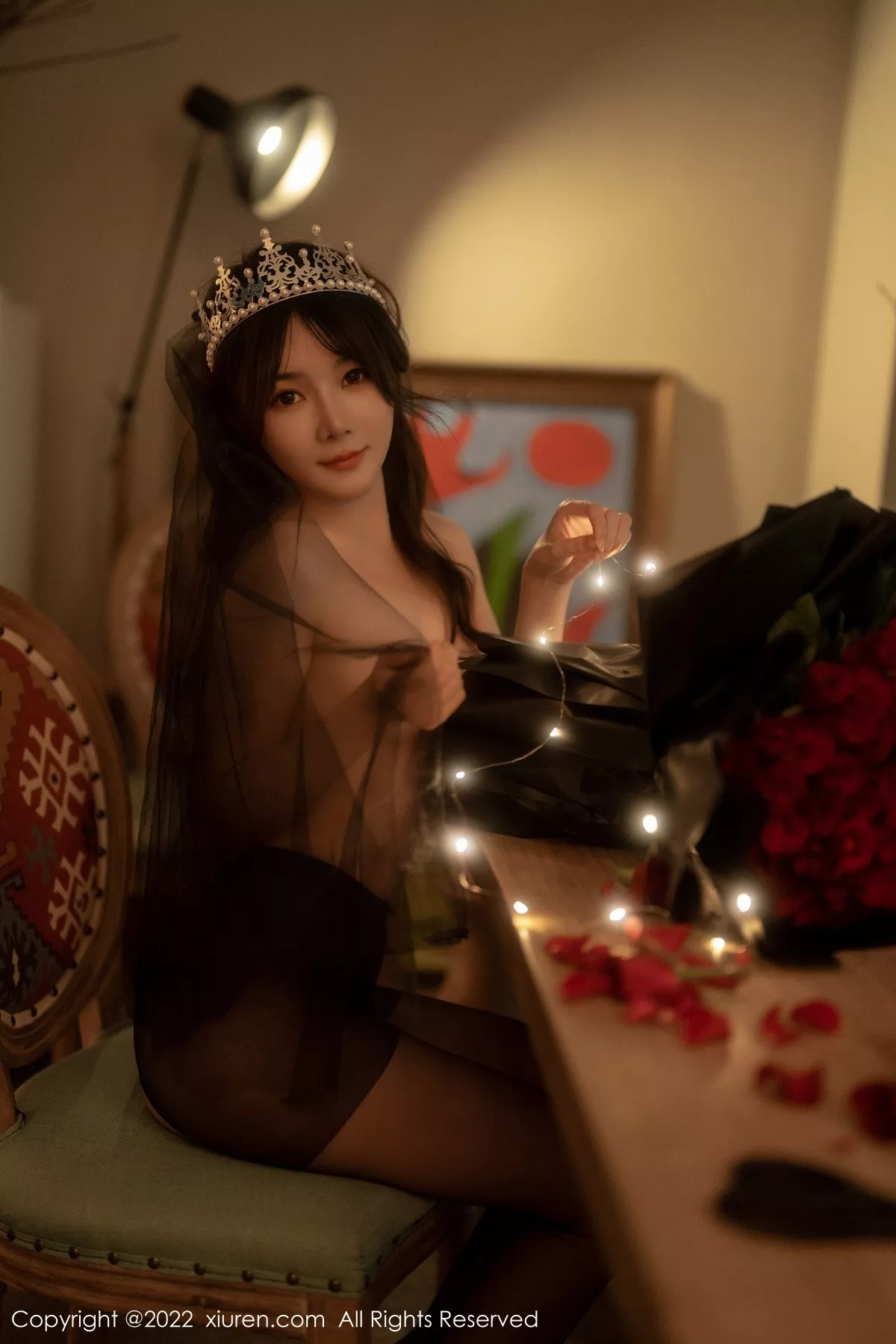 秀人集.com_[XiuRen秀人网]No.5552_模特婠婠么私房性感黑色露肩连衣裙配超薄黑丝秀曼妙身材写真74P