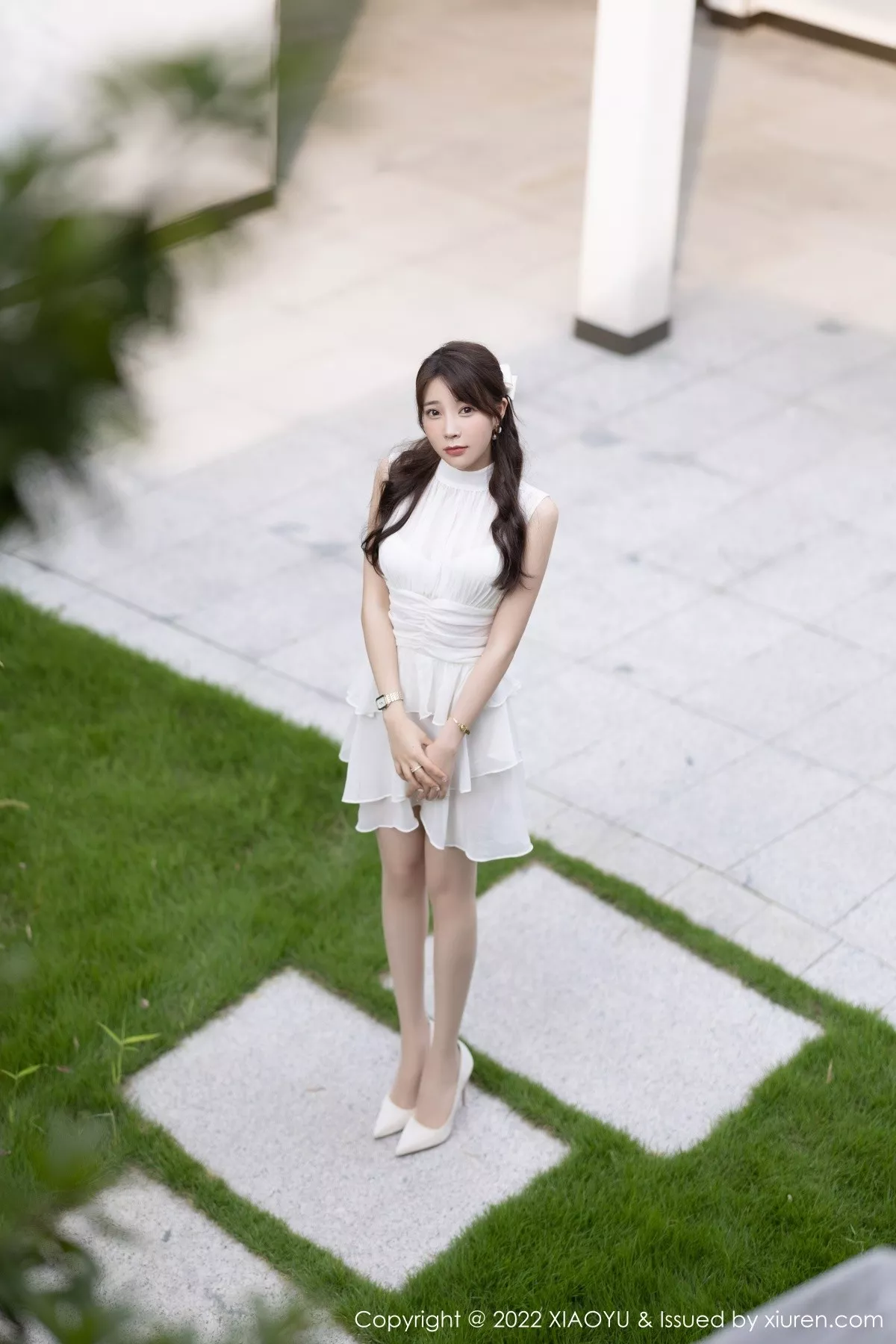 秀人集.com_[XiaoYu画语界]Vol.859_女神徐莉芝Booty脱白色连衣短裙露性感白色内衣完美诱惑写真77P