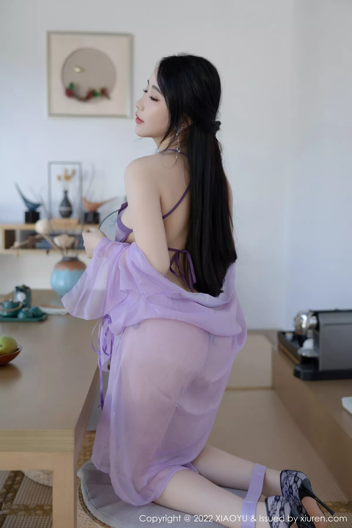 秀人集.com_[XiaoYu画语界]Vol.860_女神Cherry樱桃酱杭州旅拍紫色轻透古韵薄纱秀惹火身材诱惑写真80P