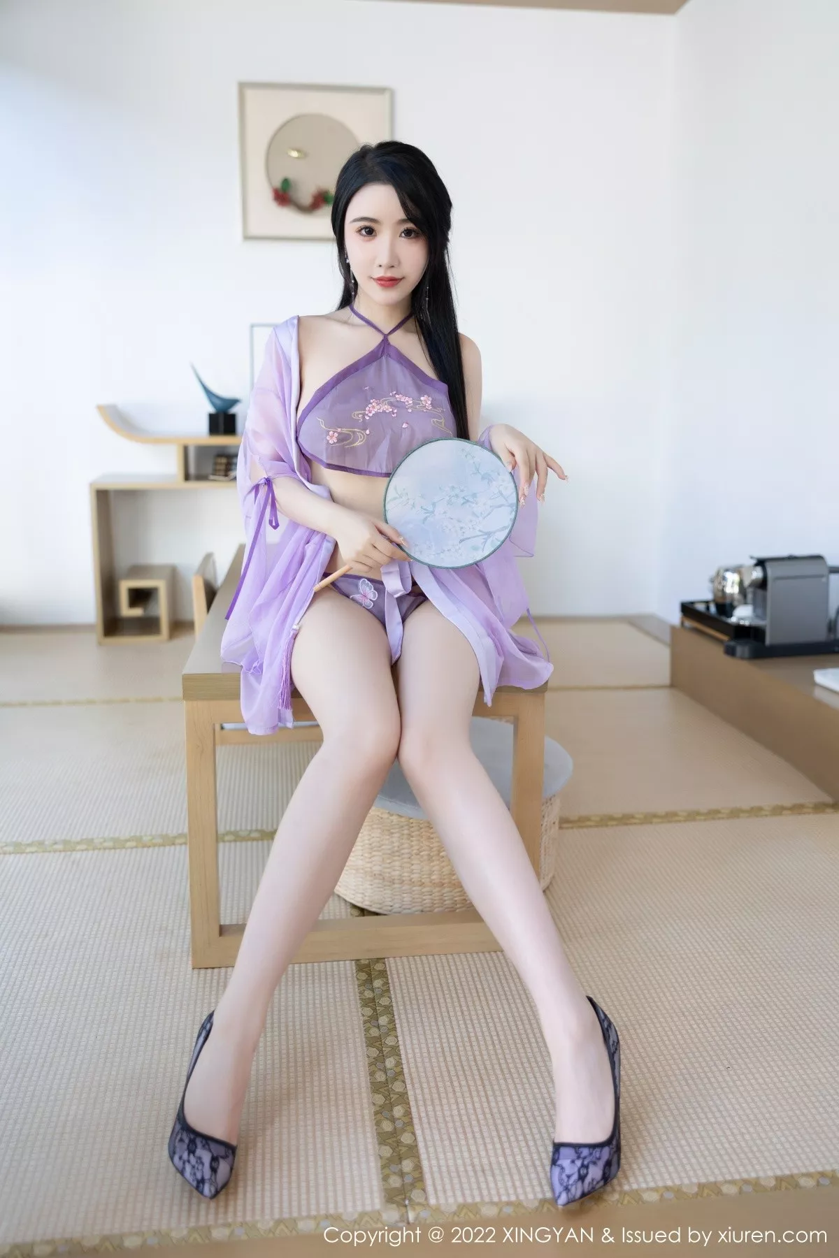 秀人集.com_[XiaoYu画语界]Vol.860_女神Cherry樱桃酱杭州旅拍紫色轻透古韵薄纱秀惹火身材诱惑写真80P