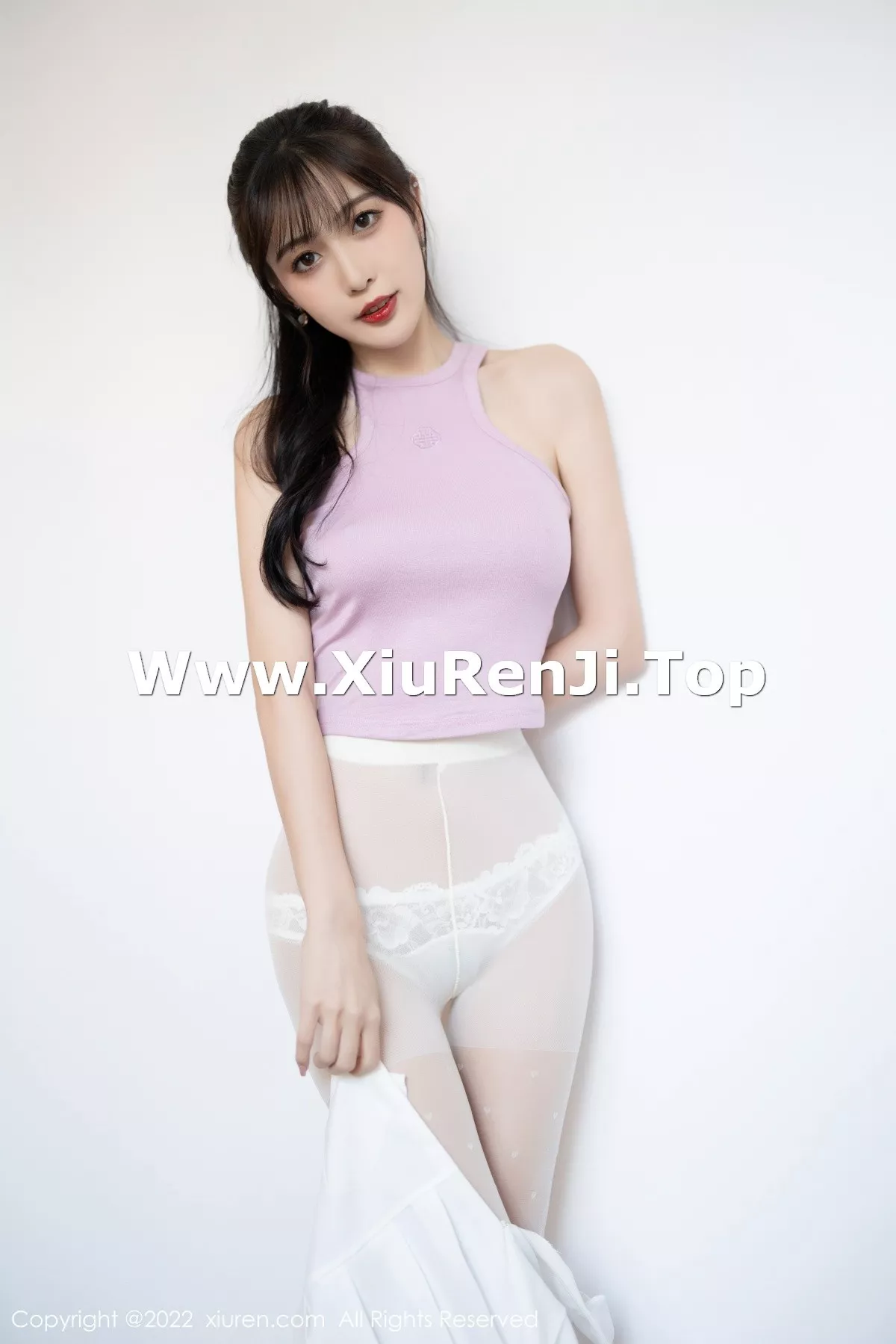 秀人集.com_[XiuRen秀人网]No.5622_模特林星阑性感淡紫真空上衣配白短裙秀曼妙身姿迷人诱惑写真82P