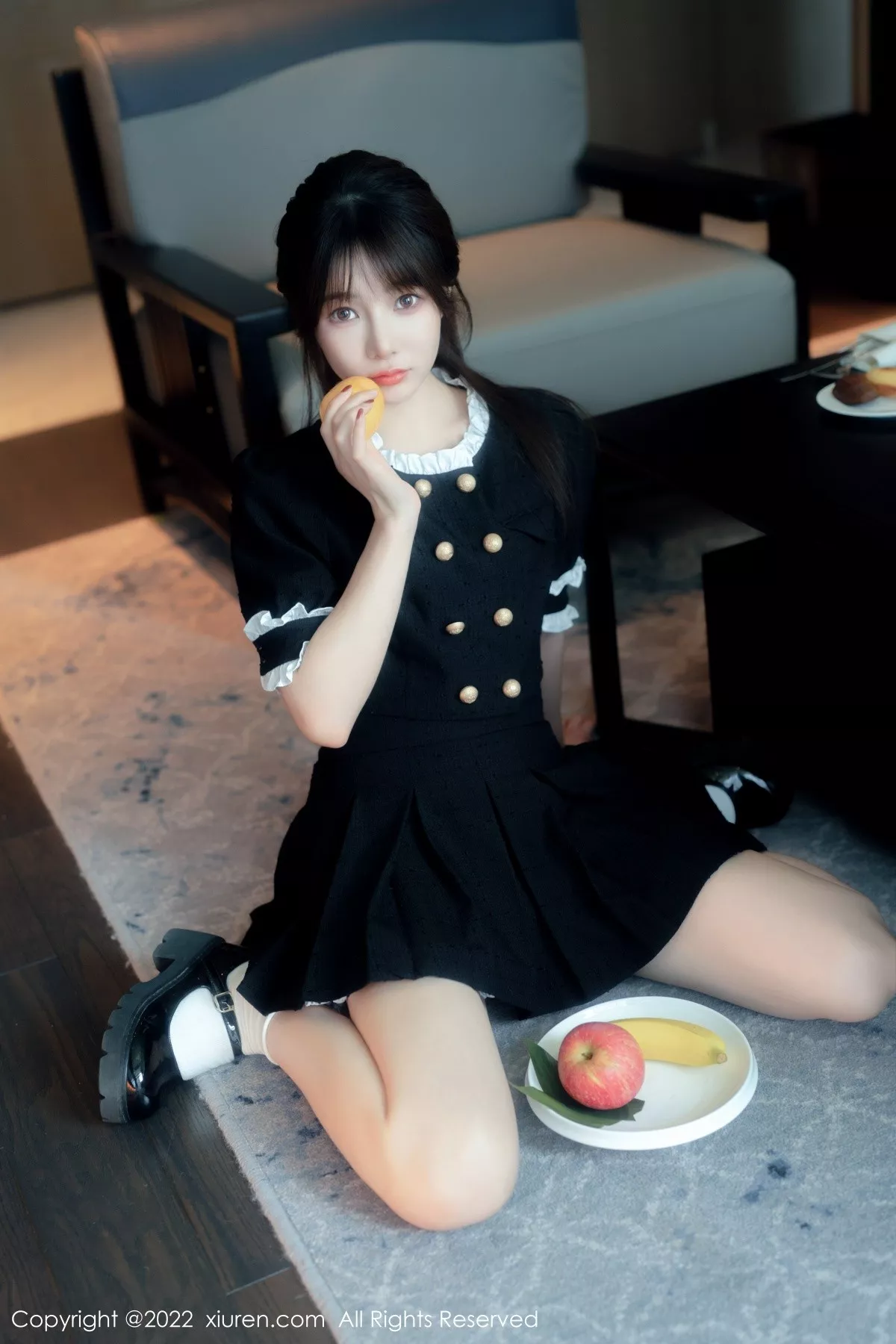 秀人集.com_[XiuRen秀人网]No.5626_模特婠婠么脱黑色短款连衣裙露性感黑色内衣秀曼妙身材诱惑写真64P