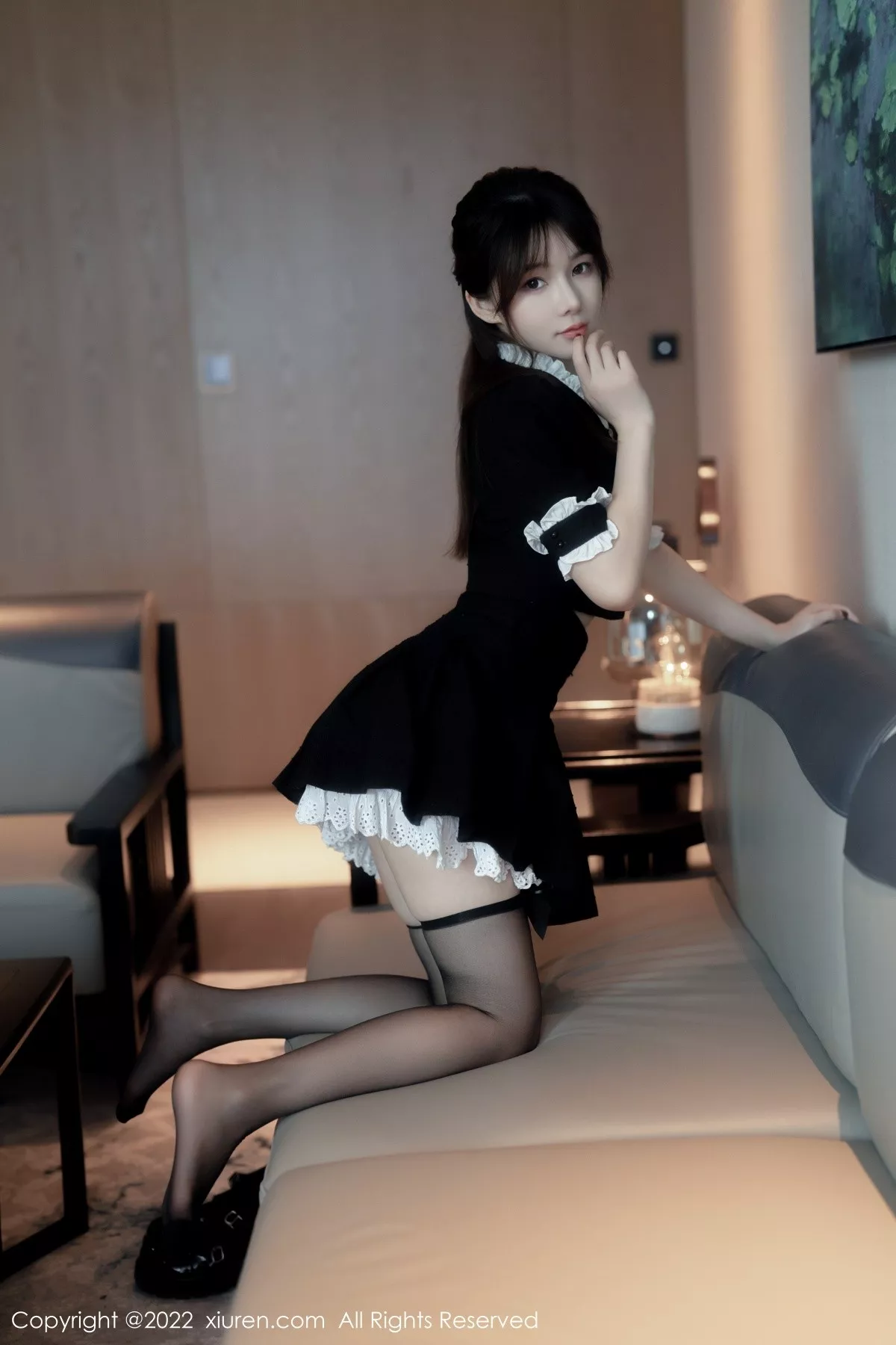 秀人集.com_[XiuRen秀人网]No.5626_模特婠婠么脱黑色短款连衣裙露性感黑色内衣秀曼妙身材诱惑写真64P