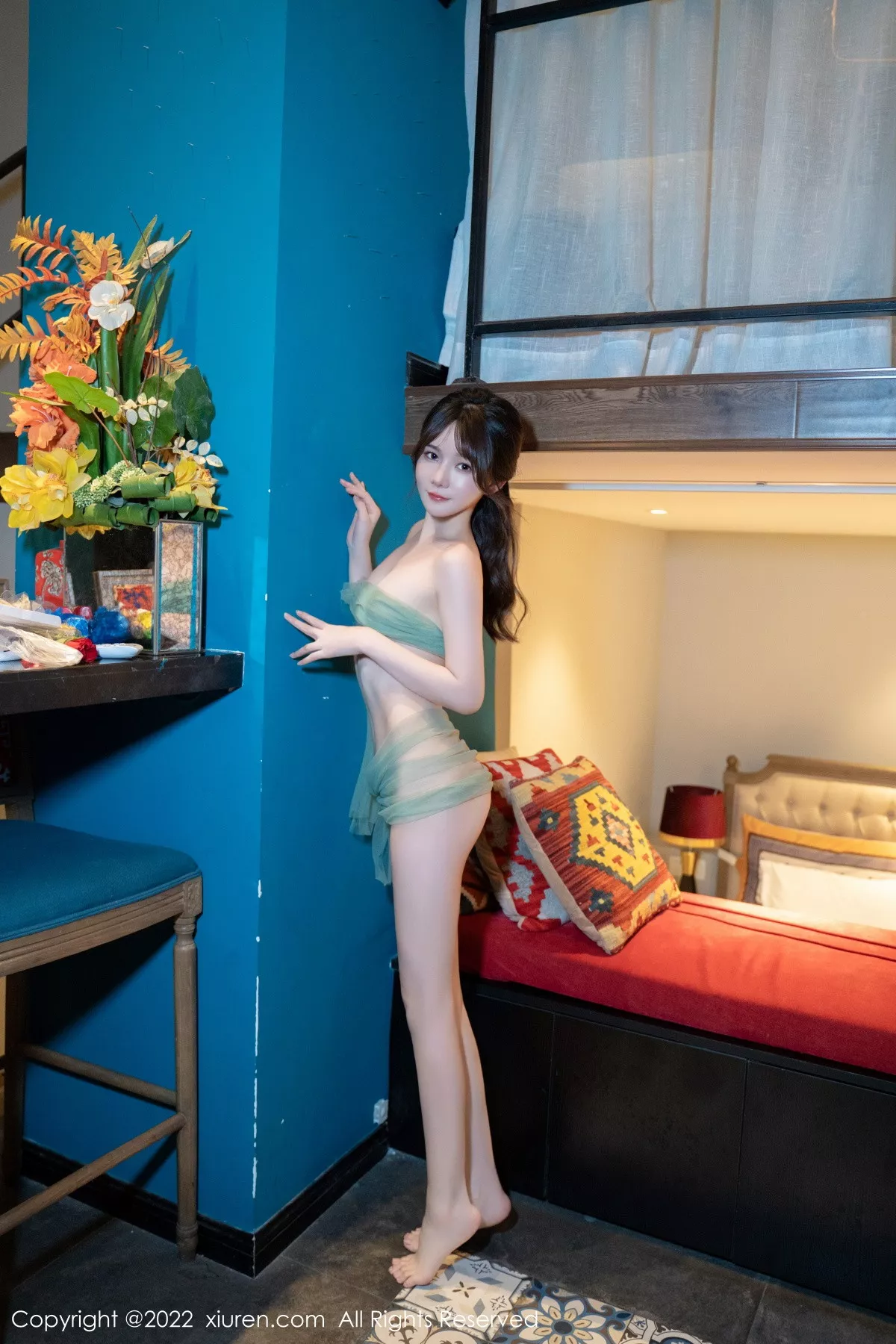 秀人集.com_[XiuRen秀人网]No.5800_模特婠婠么居家私房性感轻透薄纱裹身秀绝美身材火辣诱惑写真56P