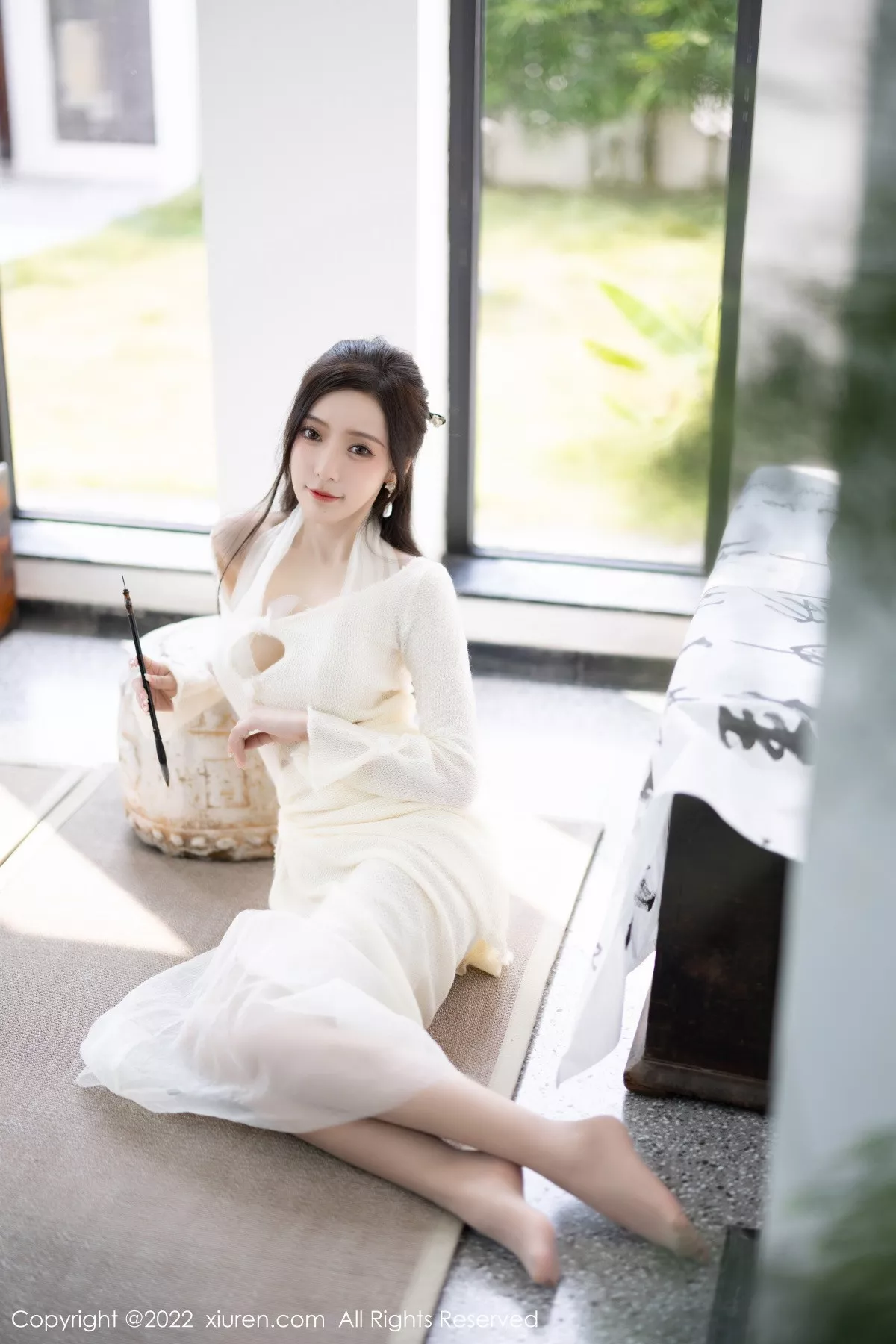 秀人集.com_[XiuRen秀人网]No.5846_女神王馨瑶yanni性感白色连衣裙配超薄肉丝秀翘臀美腿诱惑写真87P