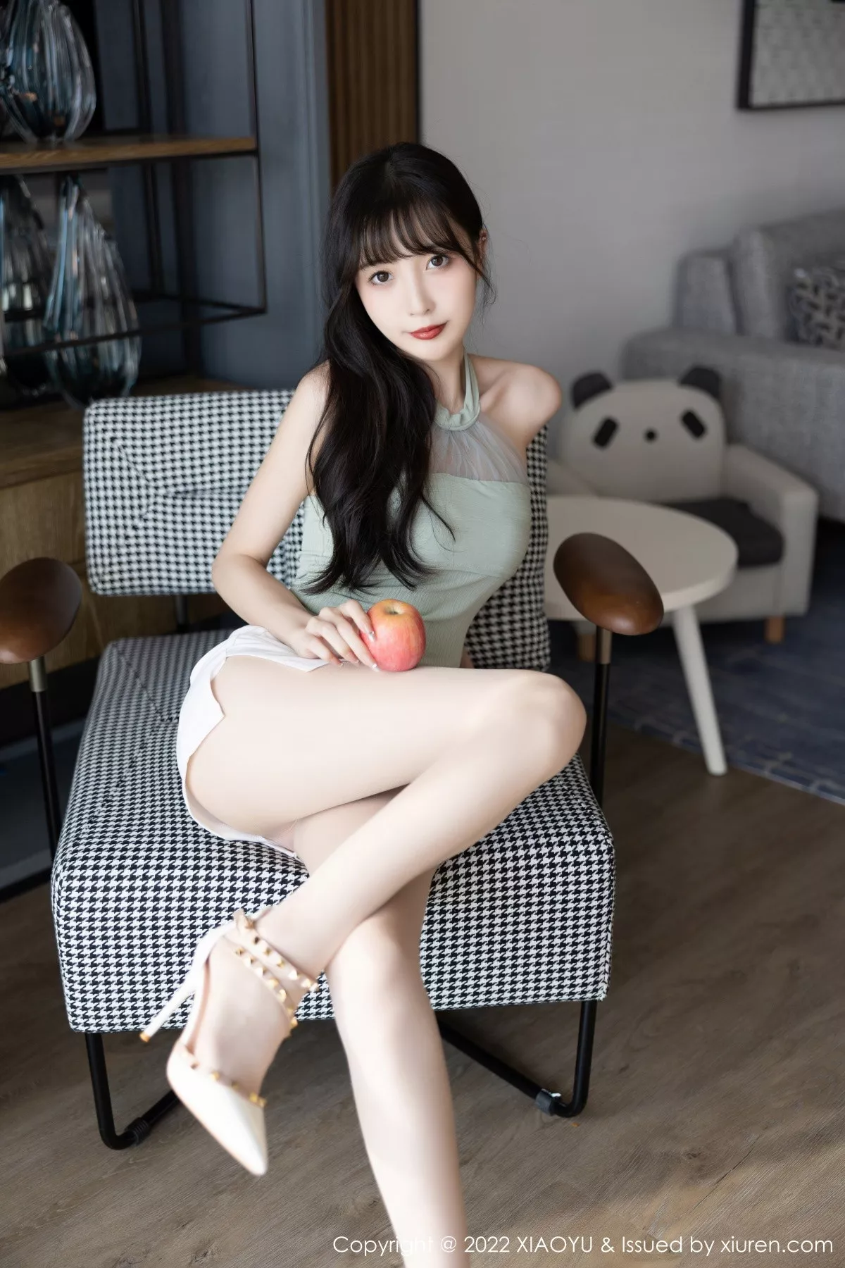 秀人集.com_[XiaoYu画语界]Vol.906_模特林星阑半脱露性感粉色内衣配超薄肉丝秀完美身材诱惑写真84P
