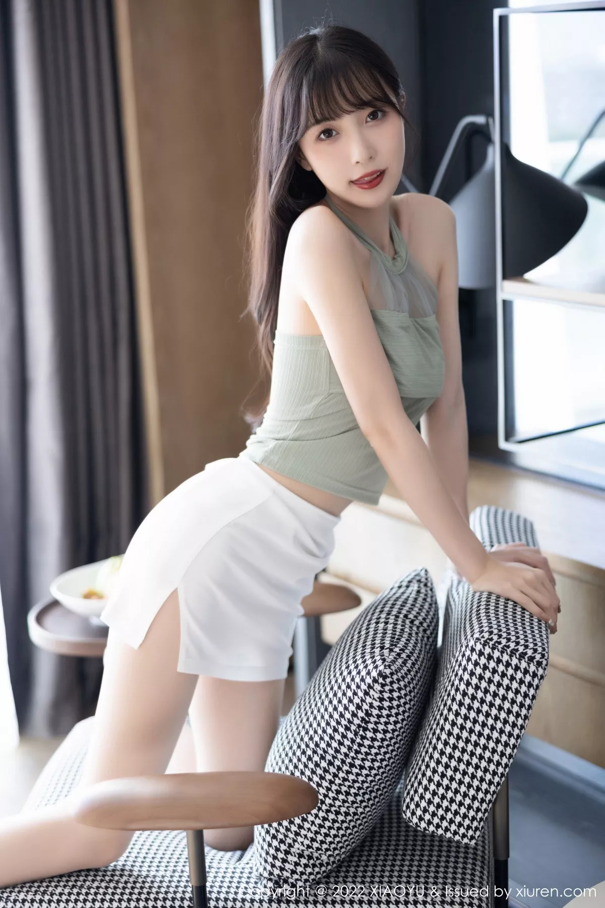 秀人集.com_[XiaoYu画语界]Vol.906_模特林星阑半脱露性感粉色内衣配超薄肉丝秀完美身材诱惑写真84P