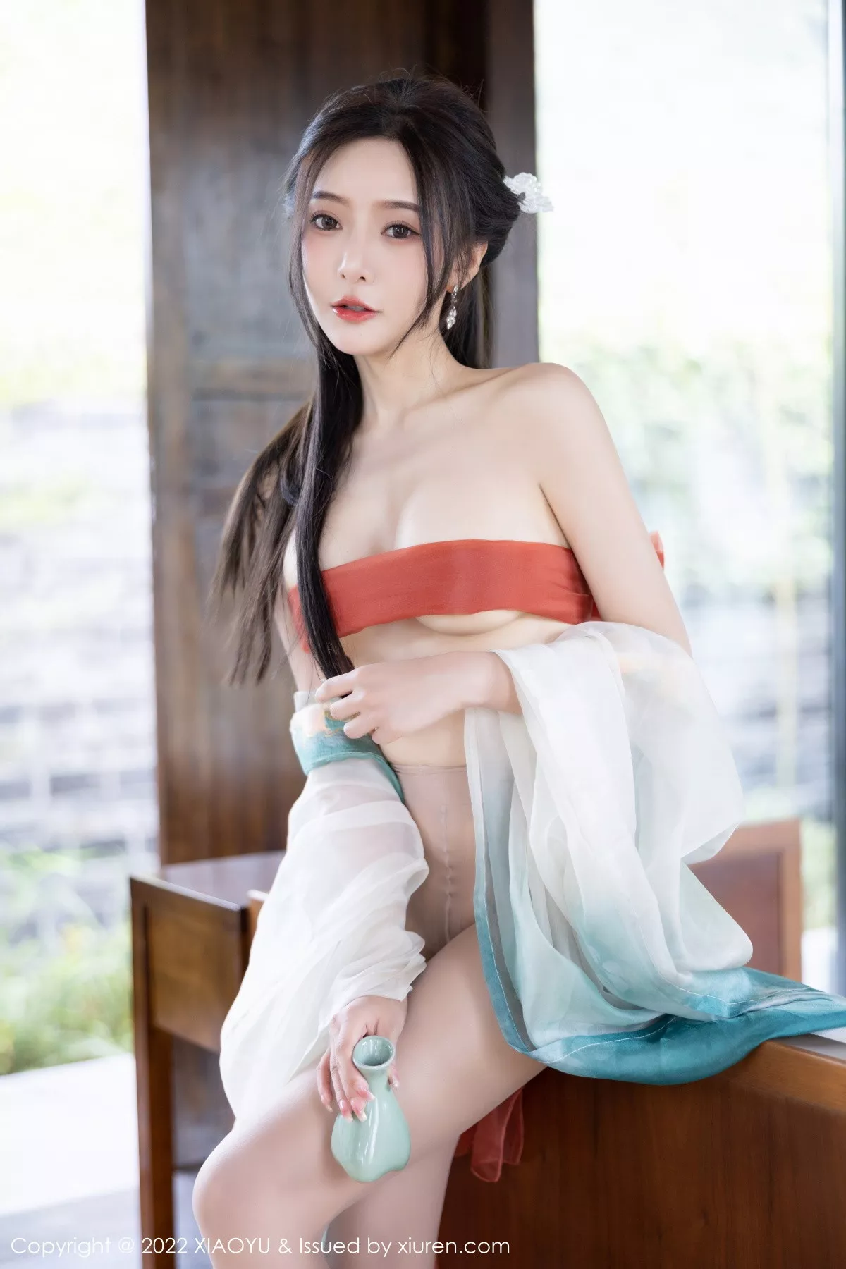 秀人集.com_[XiaoYu画语界]Vol.889_女神王馨瑶yanni杭州旅拍户外场景性感浅色古装服迷人诱惑写真92P