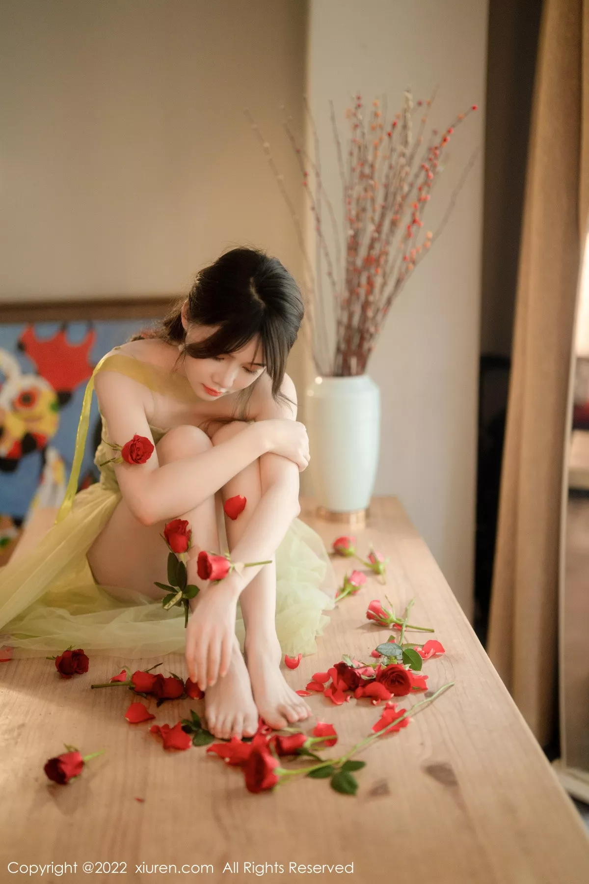 秀人集.com_[XiuRen秀人网]No.5875_模特婠婠么私房性感淡绿色连衣裙秀曼妙身姿白嫩美腿诱惑写真85P