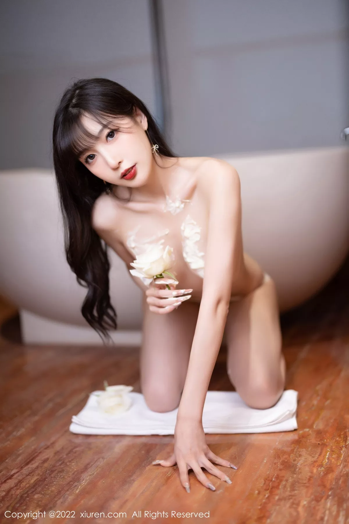 秀人集.com_[XiuRen秀人网]No.5934_模特林星阑紫色露肩上衣配白短裙露蕾丝内衣开档肉丝诱惑写真81P