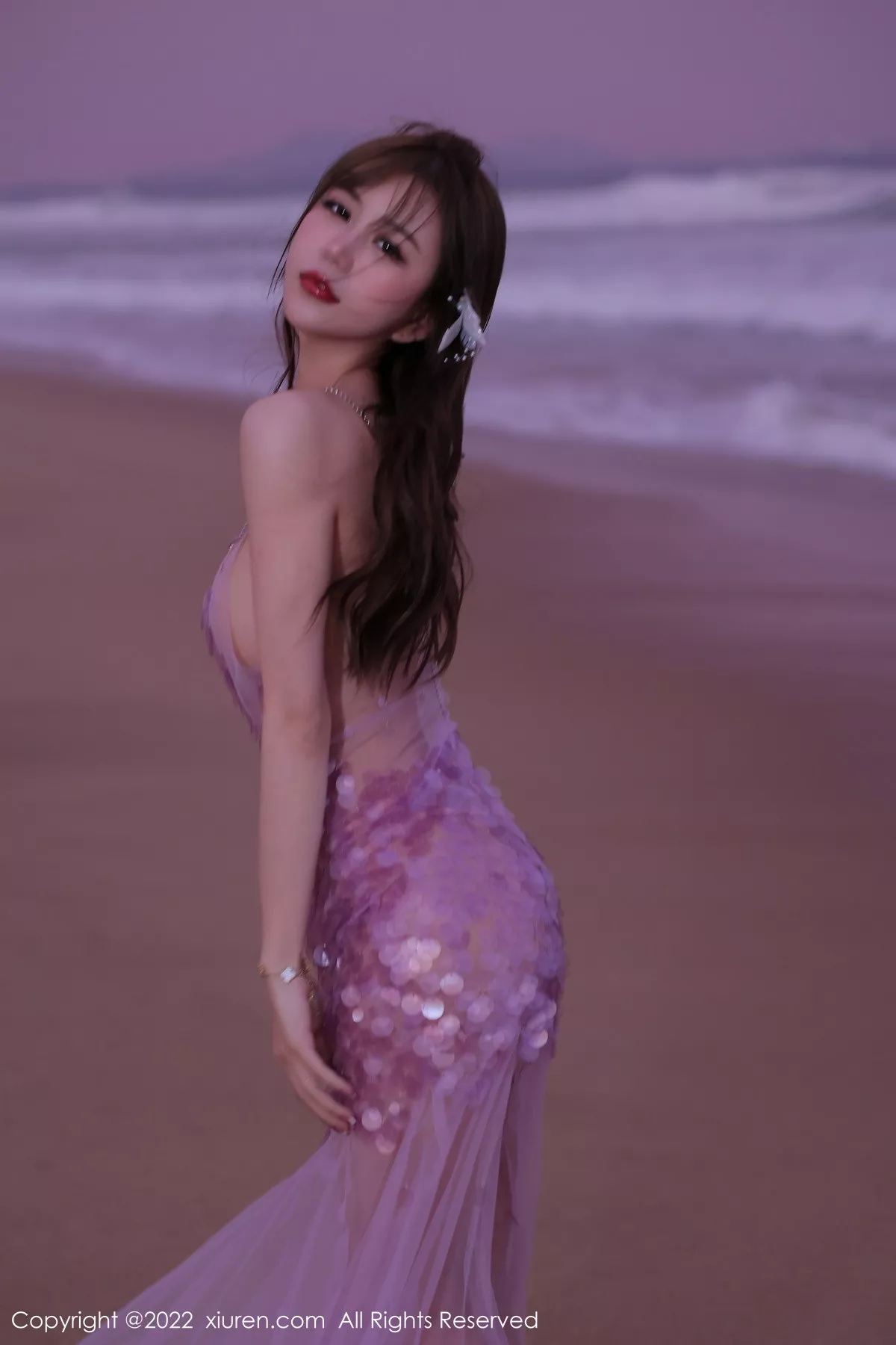 秀人集.com_[XiuRen秀人网]No.5890_模特tina_甜仔海南旅拍沙滩场景粉色真空裙秀凹凸身材诱惑写真53P