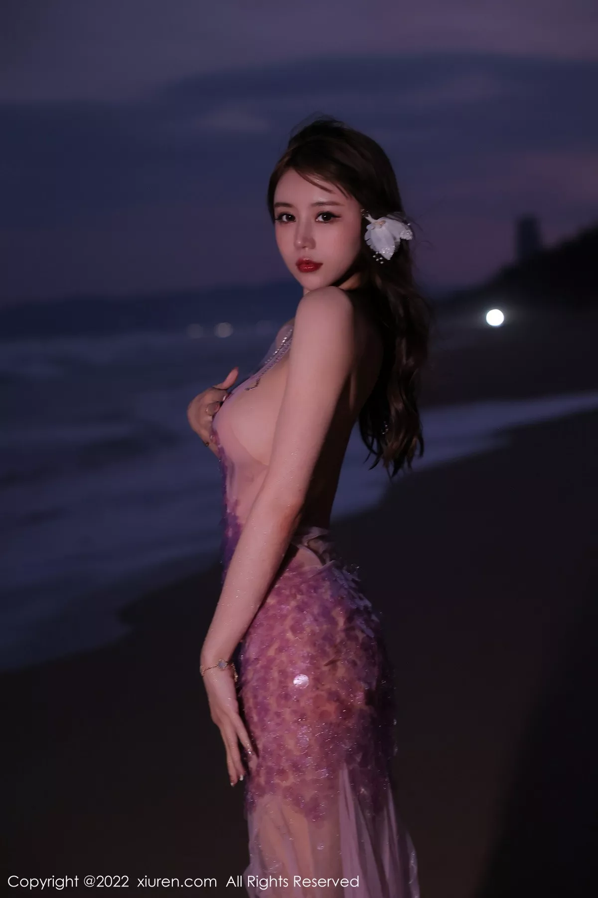 秀人集.com_[XiuRen秀人网]No.5890_模特tina_甜仔海南旅拍沙滩场景粉色真空裙秀凹凸身材诱惑写真53P
