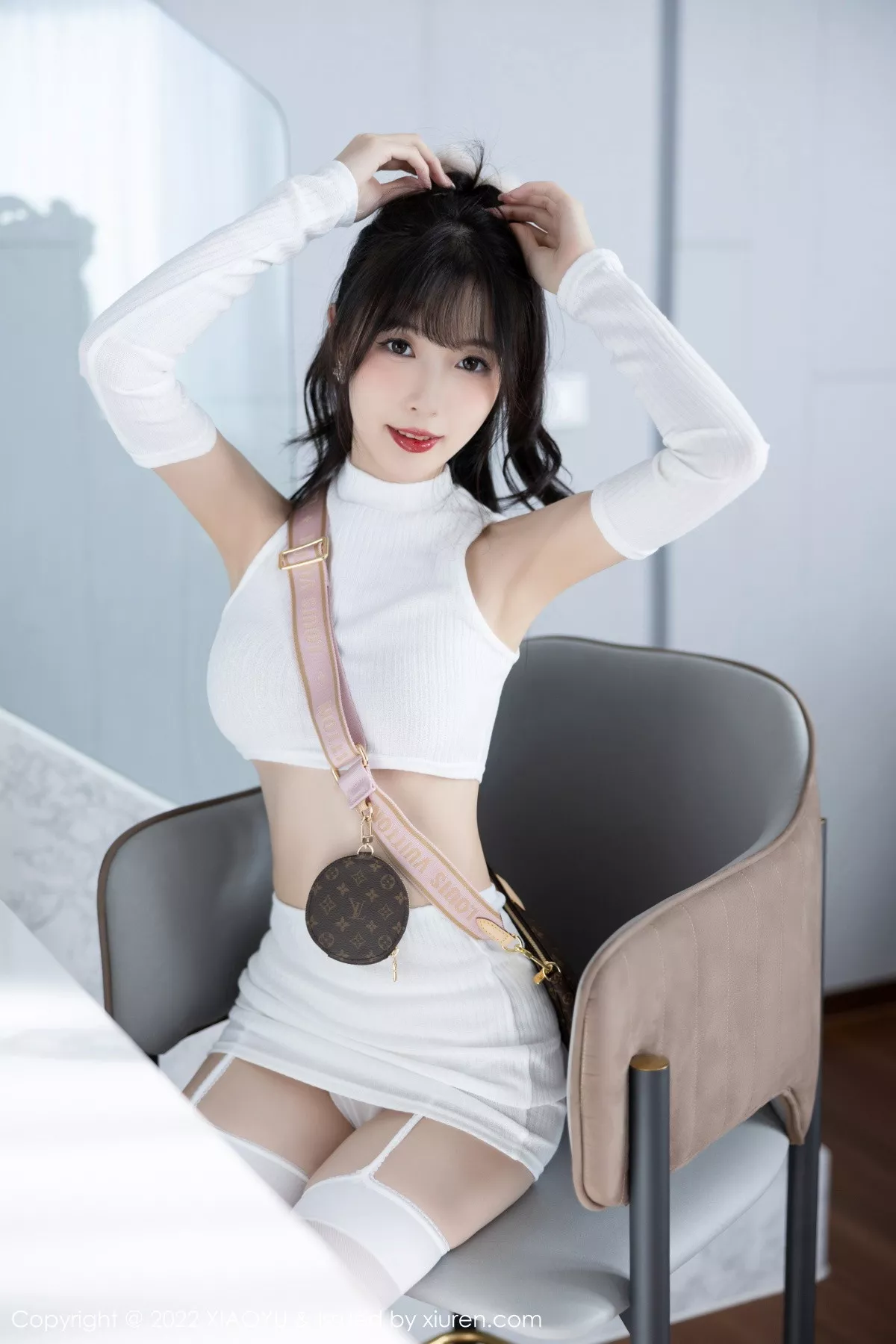 秀人集.com_[XiaoYu画语界]Vol.928_模特林星阑半脱露白色抹胸内衣配白丝吊袜秀曼妙身姿诱惑写真81P