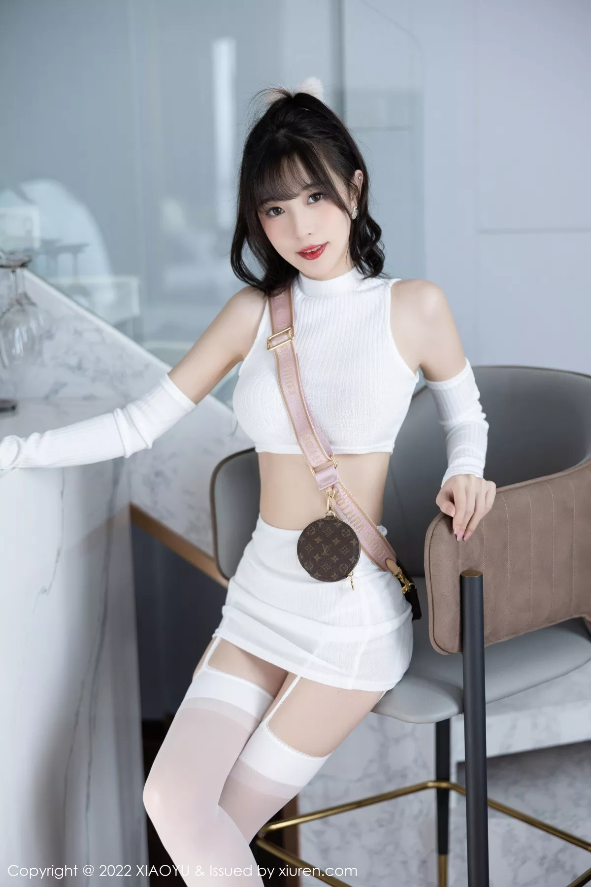 秀人集.com_[XiaoYu画语界]Vol.928_模特林星阑半脱露白色抹胸内衣配白丝吊袜秀曼妙身姿诱惑写真81P