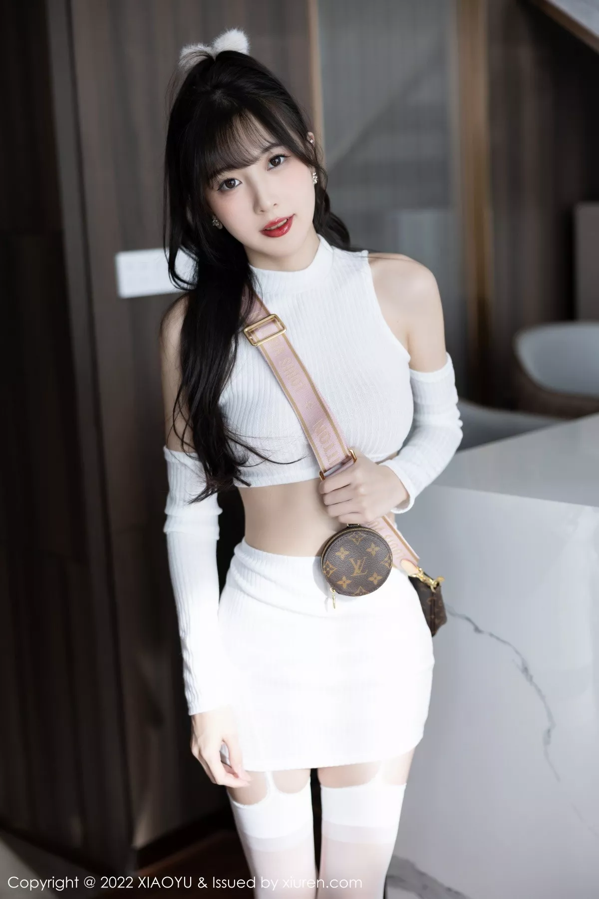 秀人集.com_[XiaoYu画语界]Vol.928_模特林星阑半脱露白色抹胸内衣配白丝吊袜秀曼妙身姿诱惑写真81P