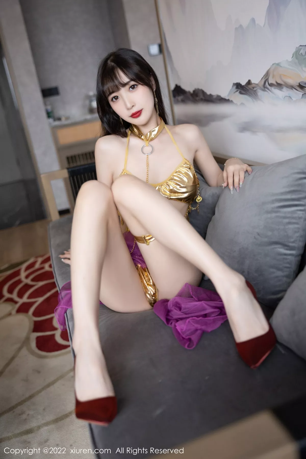 秀人集.com_[XiuRen秀人网]No.5901_模特林星阑私房性感红色薄纱配金色比基尼秀曼妙身姿诱惑写真71P