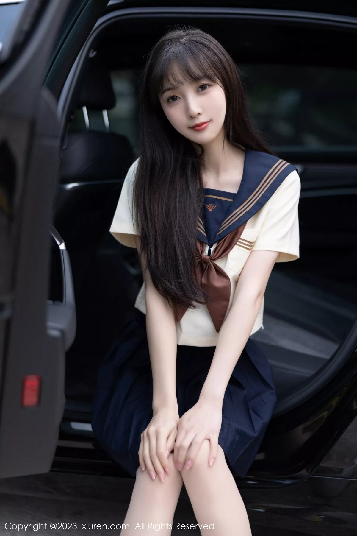 秀人集.com_[XiuRen秀人网]No.6126_模特林星阑海南岛旅拍脱学妹制服露白色内衣原色丝袜诱惑写真81P
