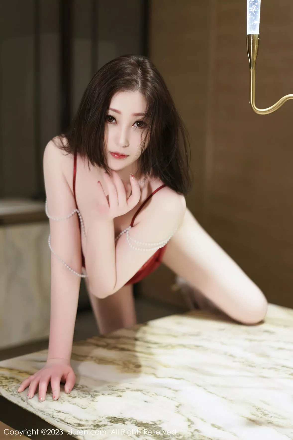 秀人集.com_[XiuRen秀人网]No.6133_女神妲己_Toxic红色轻透网纱情趣吊裙秀丰腴美臀撩人诱惑写真69P