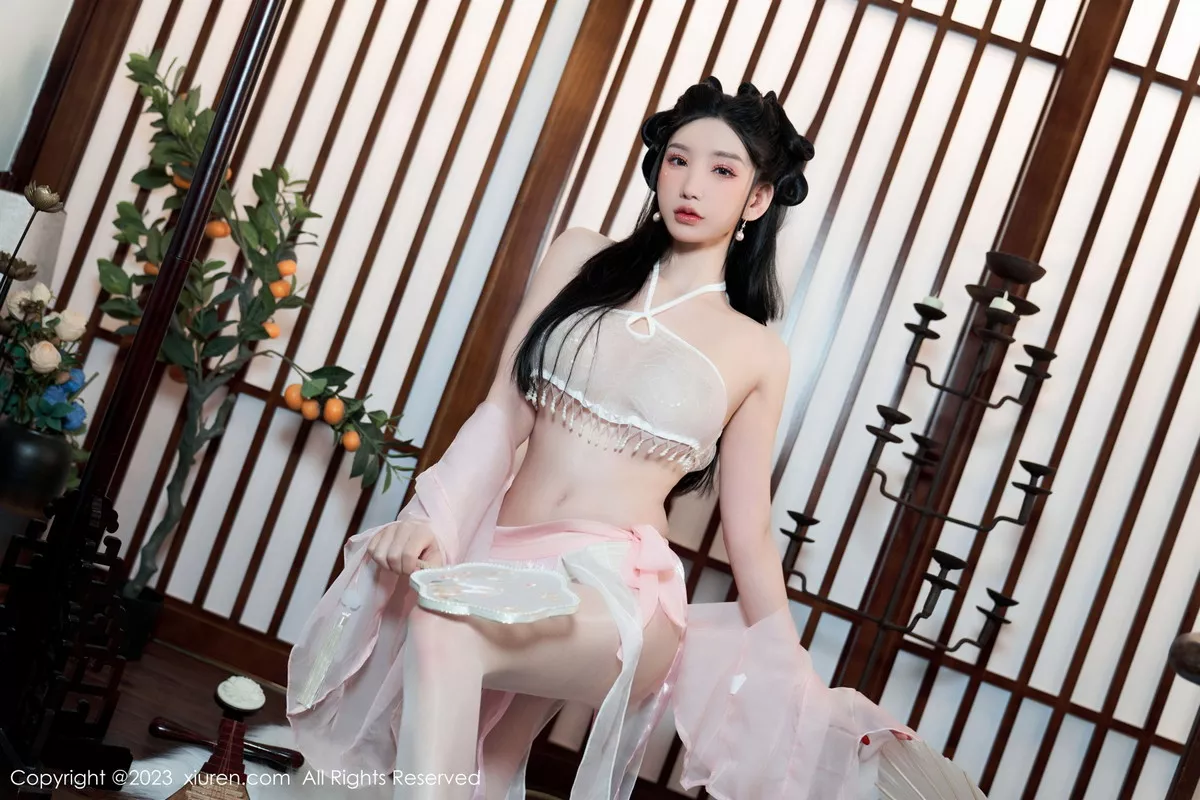 秀人集.com_[XiuRen秀人网]No.6217_女神周于希Sally性感粉色古装服饰配超薄无内肉丝惹火诱惑写真85P