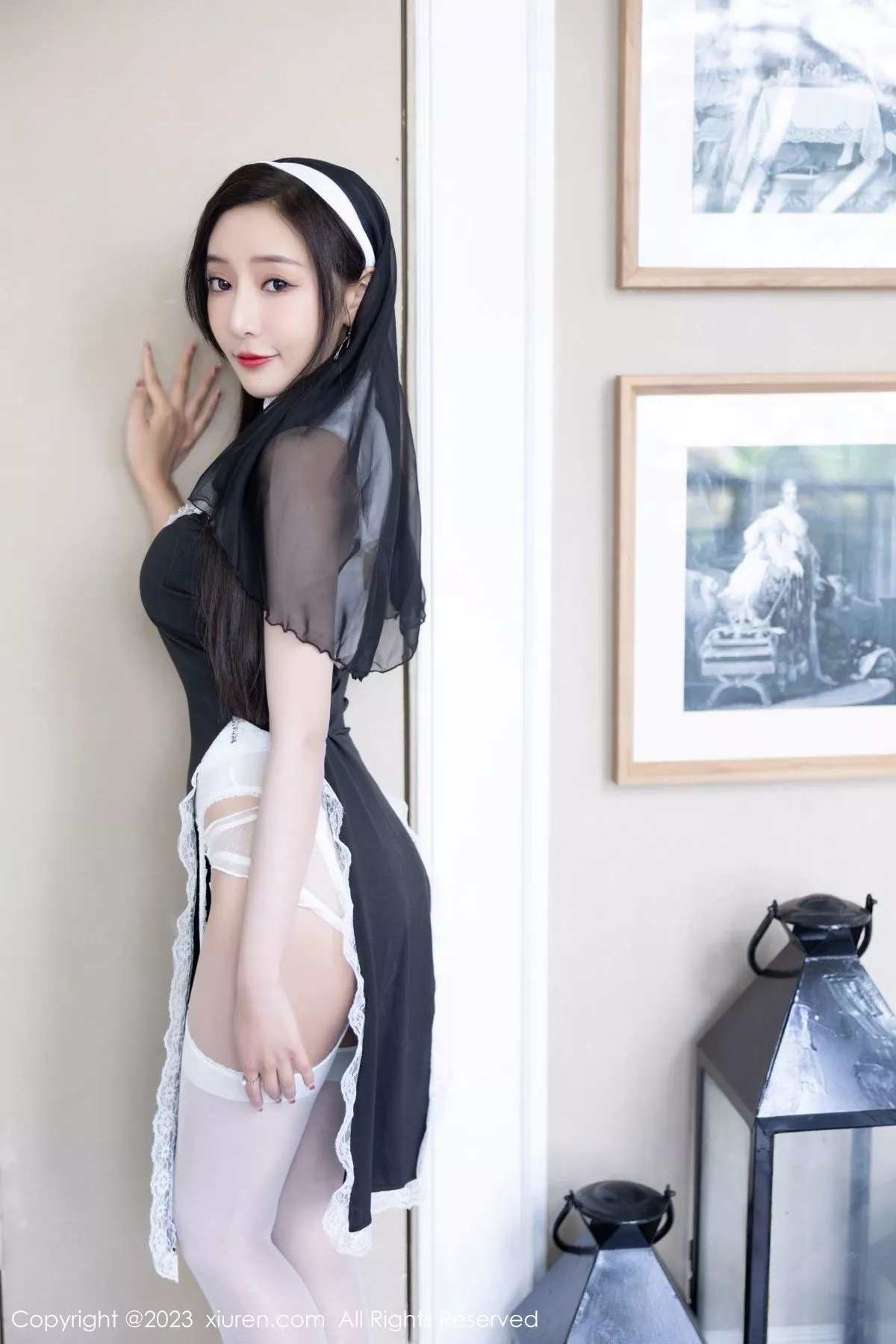 秀人集.com_[XiuRen秀人网]No.6284_女神王馨瑶yanni私房半脱露白色蕾丝内衣配白丝吊袜惹火诱惑写真81P