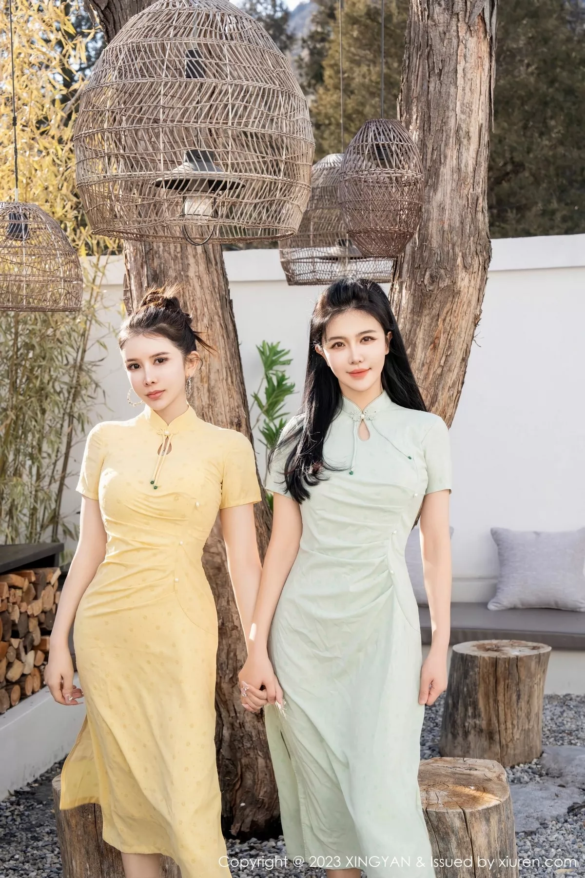 秀人集.com_[XINGYAN星颜社]VOL.183_女神刘钰儿＆李丽莎合集性感轻透旗袍服饰配原色丝袜诱惑写真69P