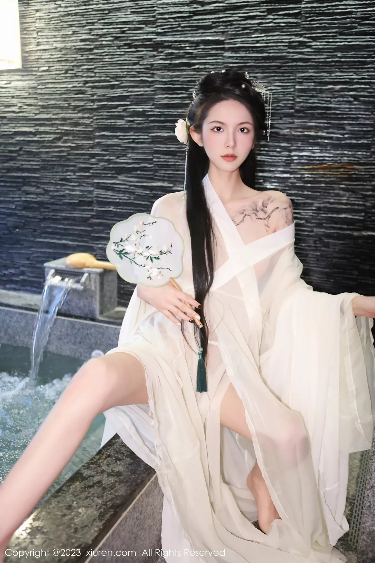 秀人集.com_[XiuRen秀人网]No.6430_模特乔一一温泉浴池白纱轻透古装服饰秀惹火身材极致诱惑写真82P