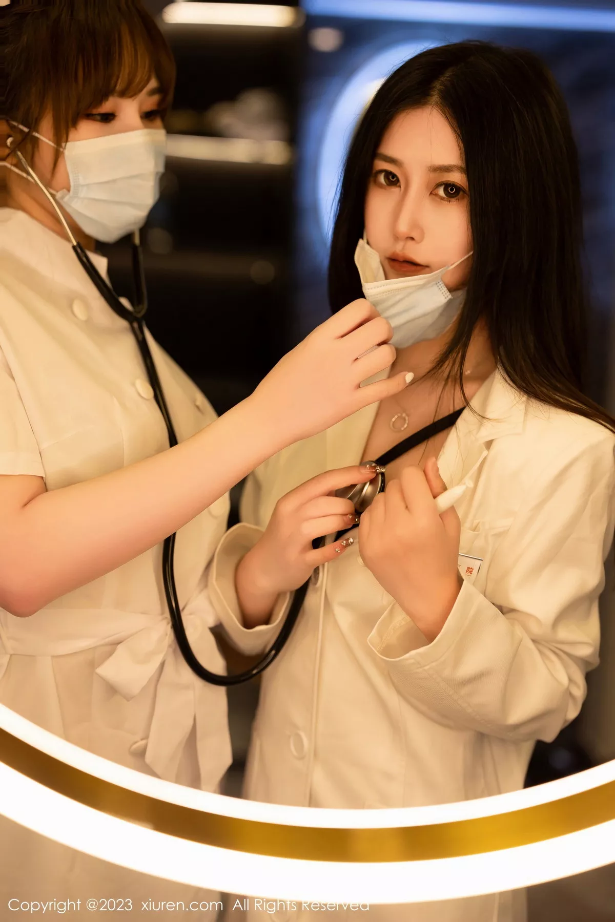 秀人集.com_[XiuRen秀人网]No.6312_模特合集女神icy猪＆laura阿姣医生与护士主题性感内衣诱惑写真99P