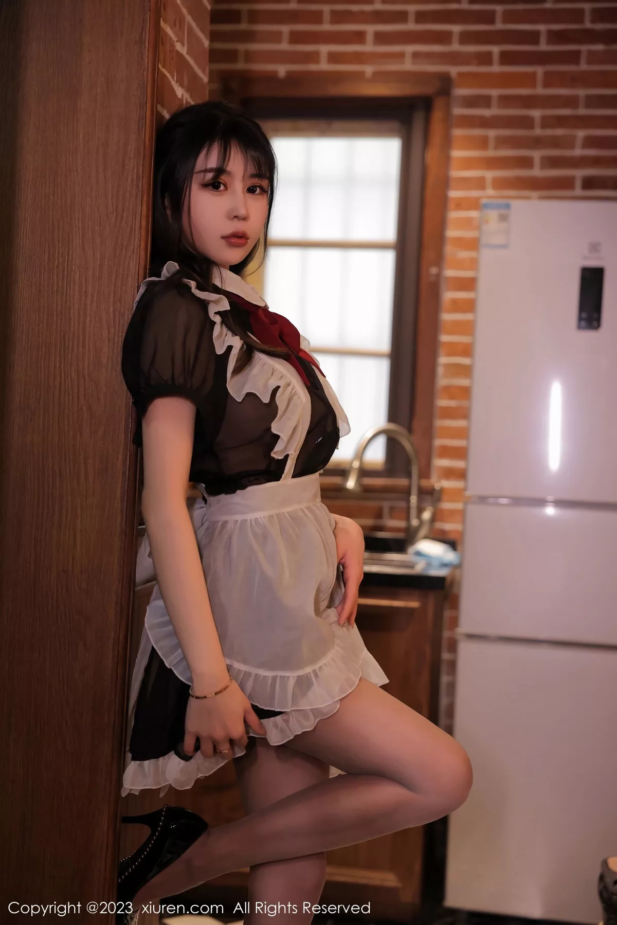 秀人集.com_[XiuRen秀人网]No.6310_模特tina_甜仔性感真空女仆装配超薄灰丝袜秀凹凸身材诱惑写真62P