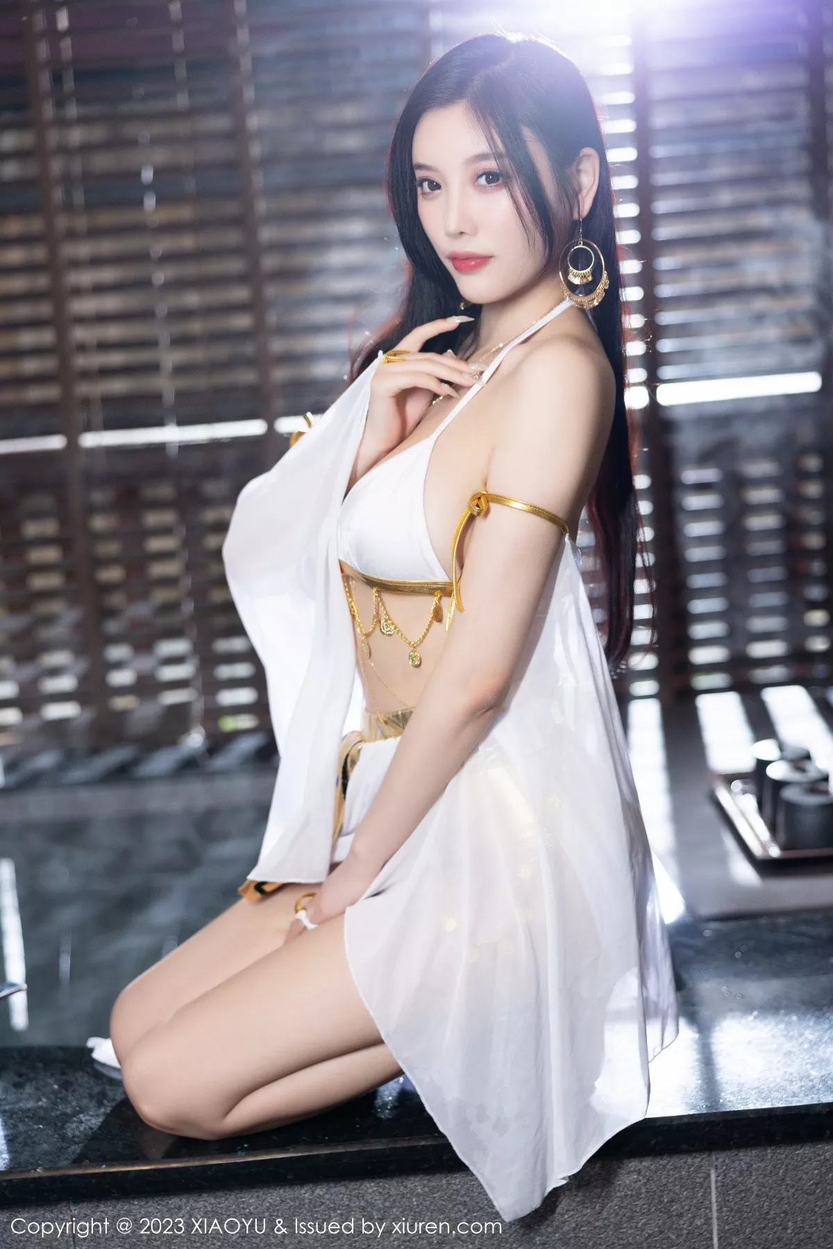 秀人集.com_[XiaoYu画语界]Vol.973_女神杨晨晨Yome性感白色诱人服饰秀完美绝伦身材撩人诱惑写真86P