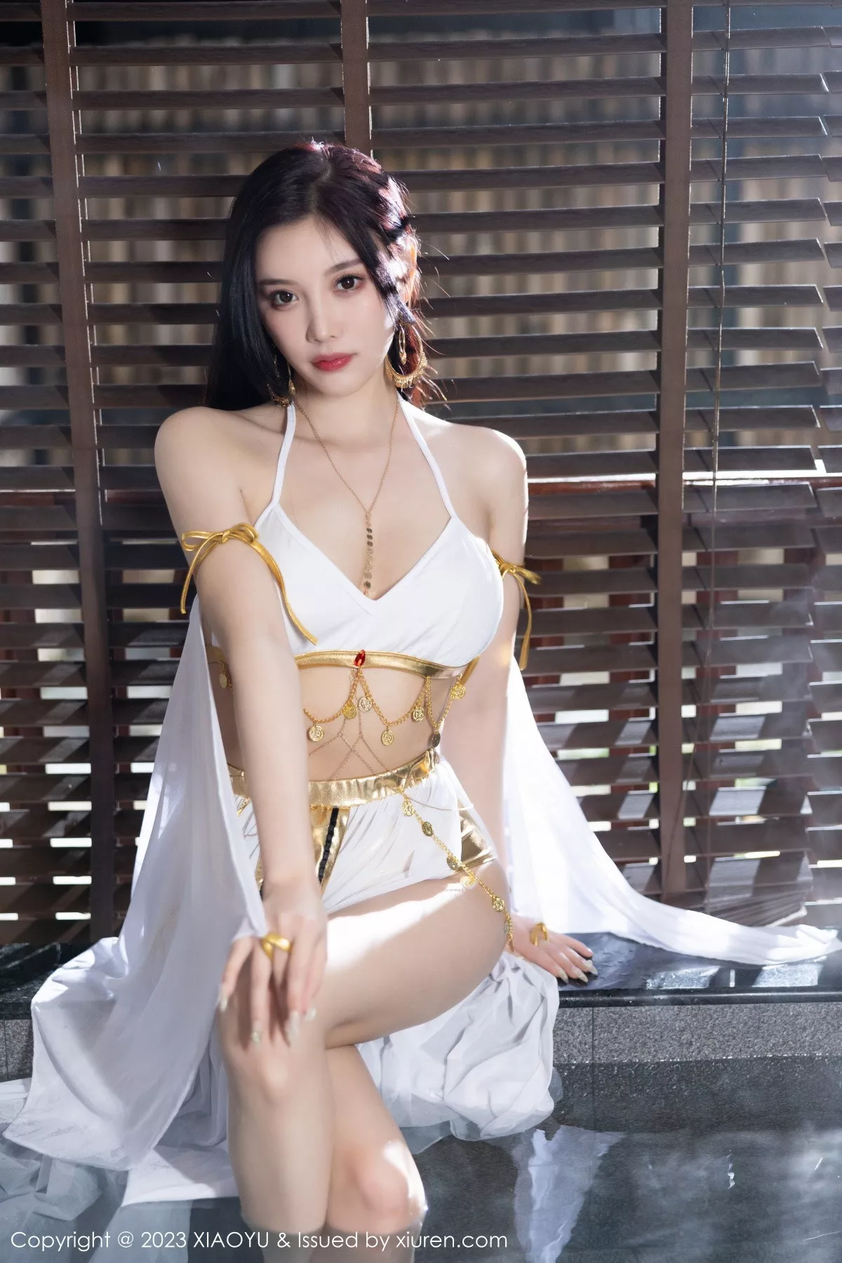 秀人集.com_[XiaoYu画语界]Vol.973_女神杨晨晨Yome性感白色诱人服饰秀完美绝伦身材撩人诱惑写真86P