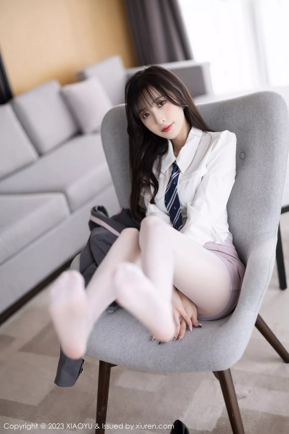 秀人集.com_[XiaoYu画语界]Vol.996_模特林星阑性感粉色情趣护士服配蕾丝吊袜秀惹火身材诱惑写真87P