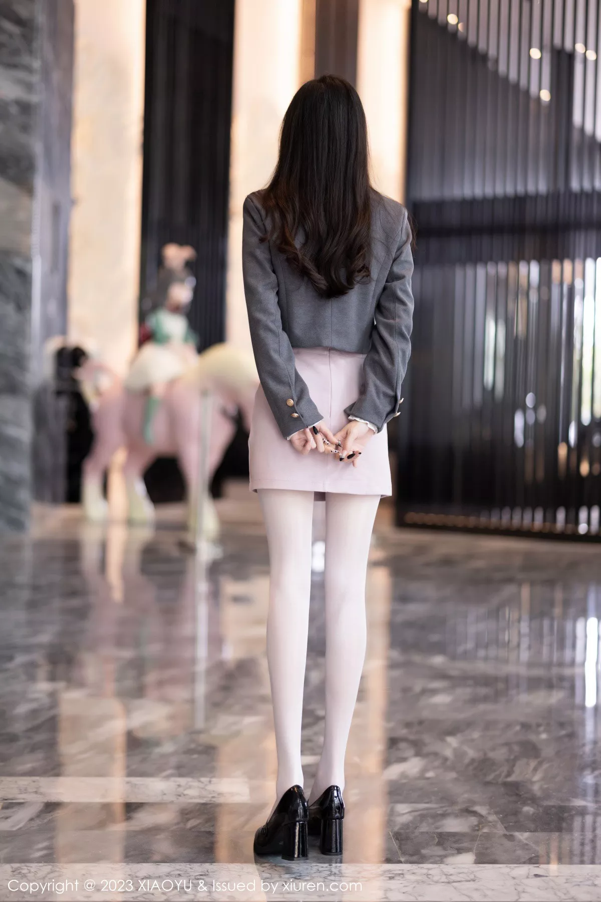 秀人集.com_[XiaoYu画语界]Vol.996_模特林星阑性感粉色情趣护士服配蕾丝吊袜秀惹火身材诱惑写真87P