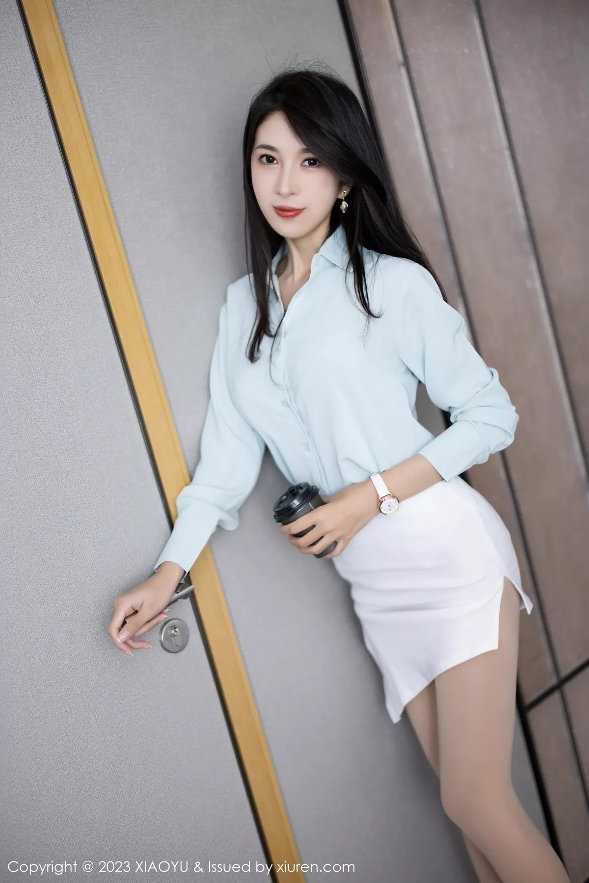 秀人集.com_[XiaoYu画语界]Vol.999_模特林乐一性感OL制服半透露超薄肉丝秀曼妙身姿迷人诱惑写真80P